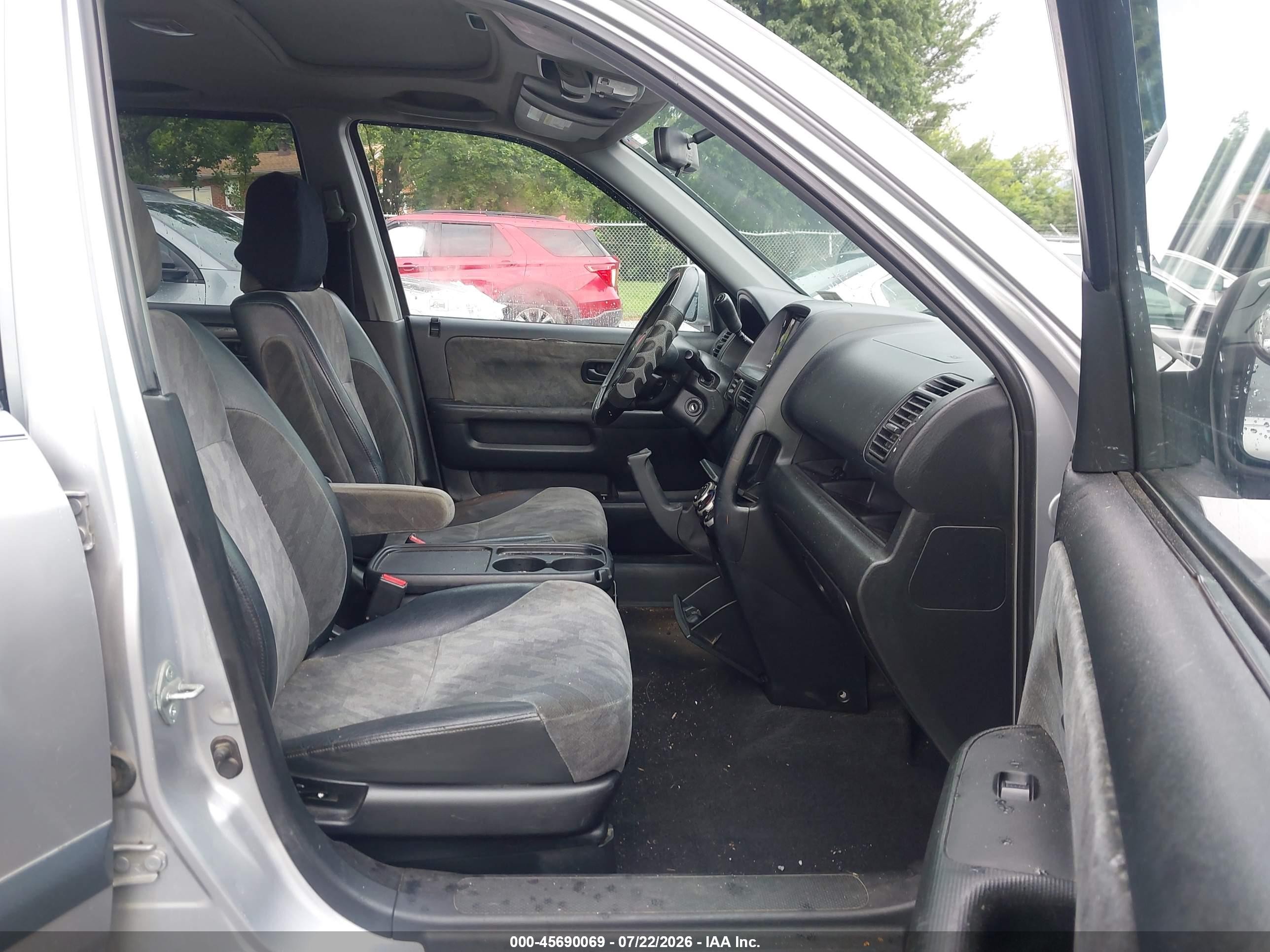 2002 Honda Cr-v Ex Silver vin: JHLRD78852C073755