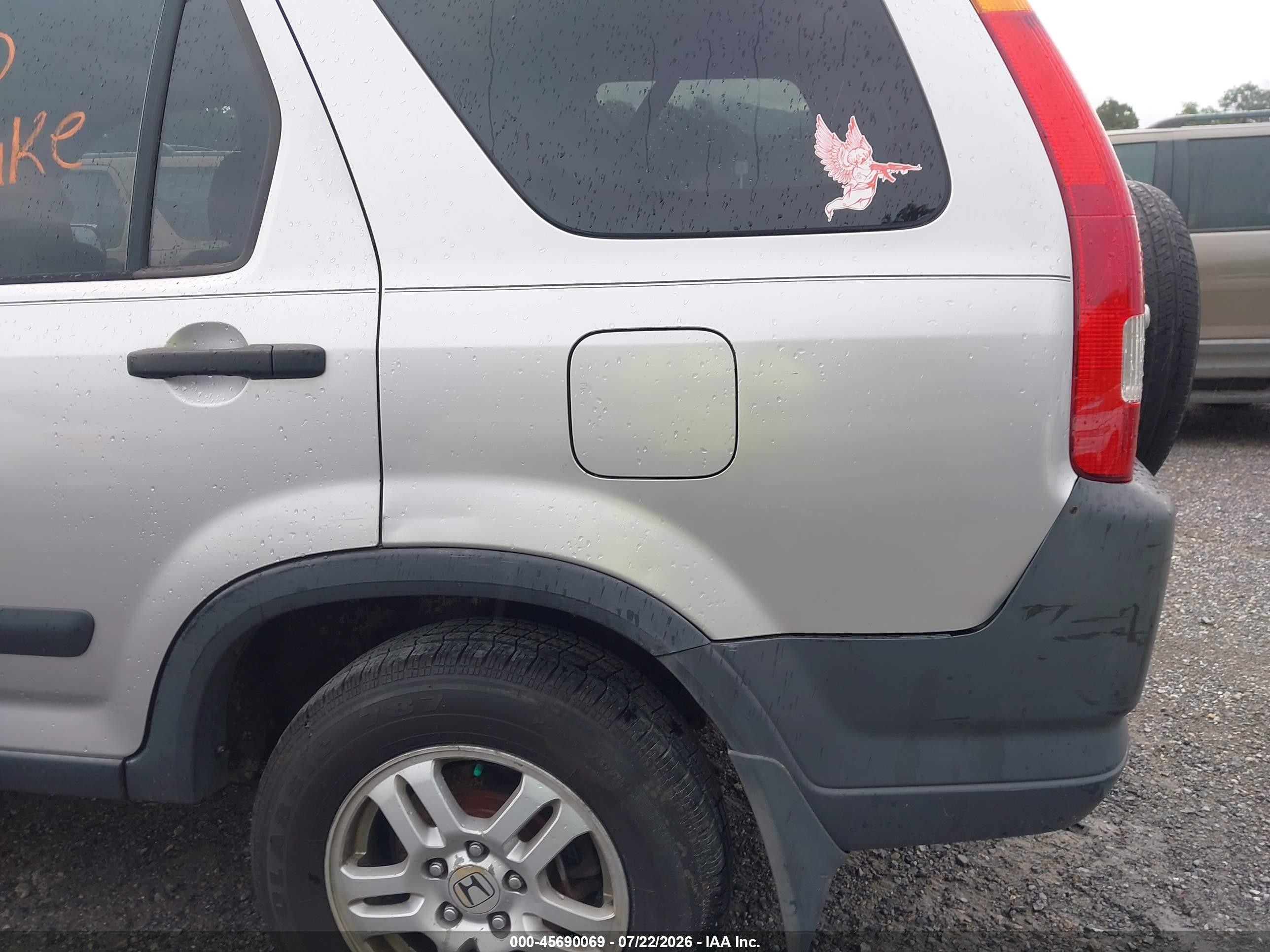 2002 Honda Cr-v Ex Silver vin: JHLRD78852C073755