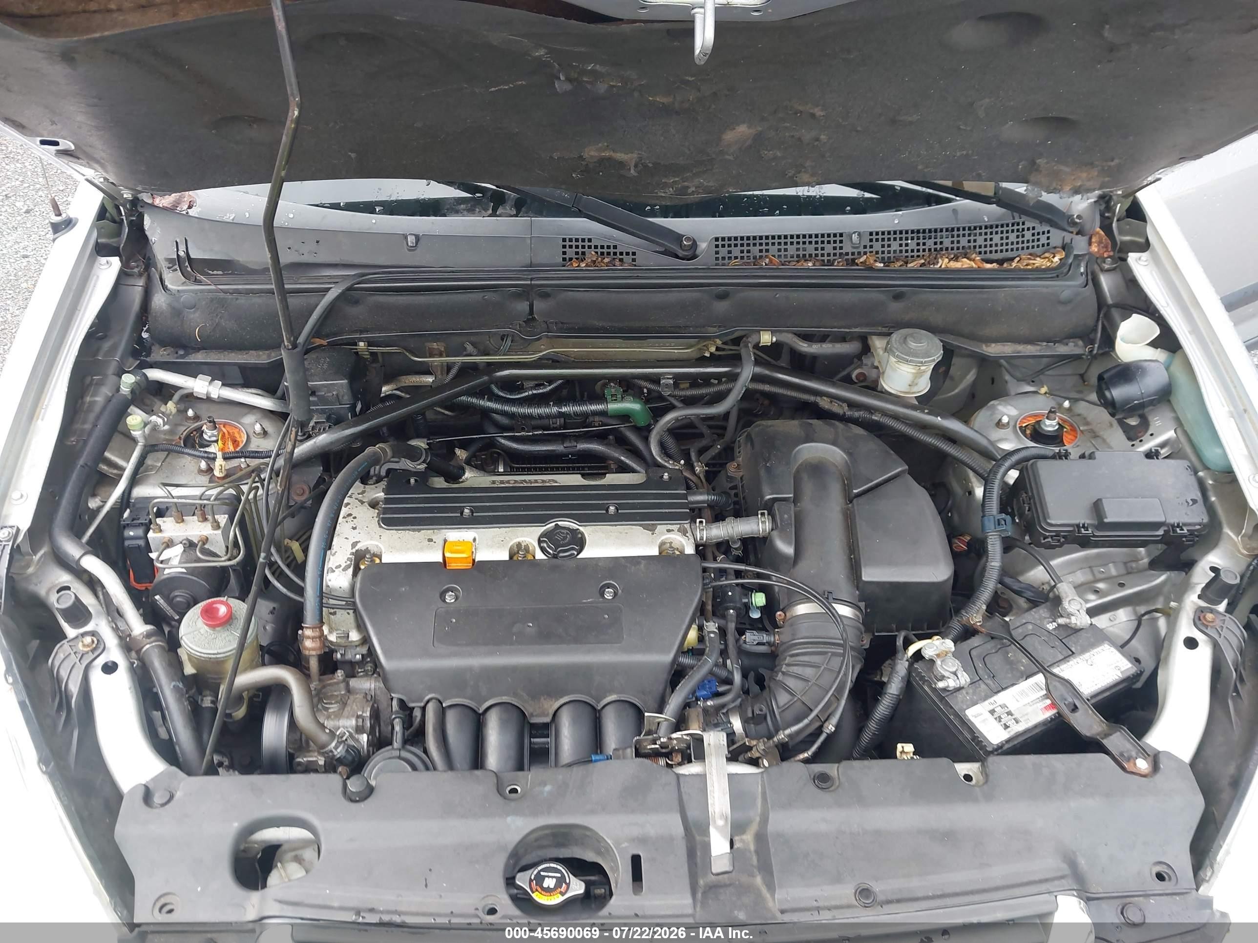 2002 Honda Cr-v Ex Silver vin: JHLRD78852C073755
