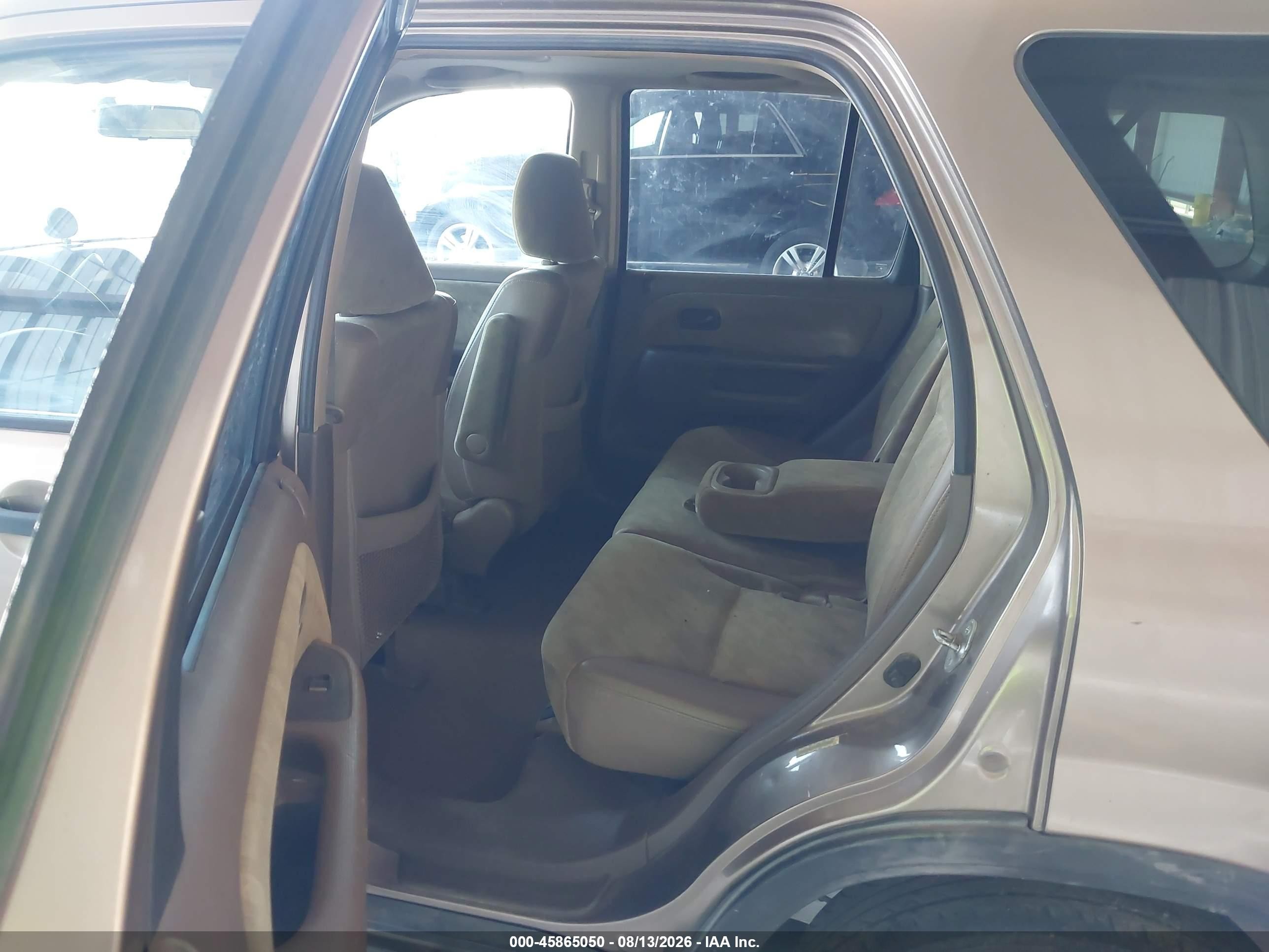 2002 Honda Cr-v Ex Brown vin: JHLRD78852C086652