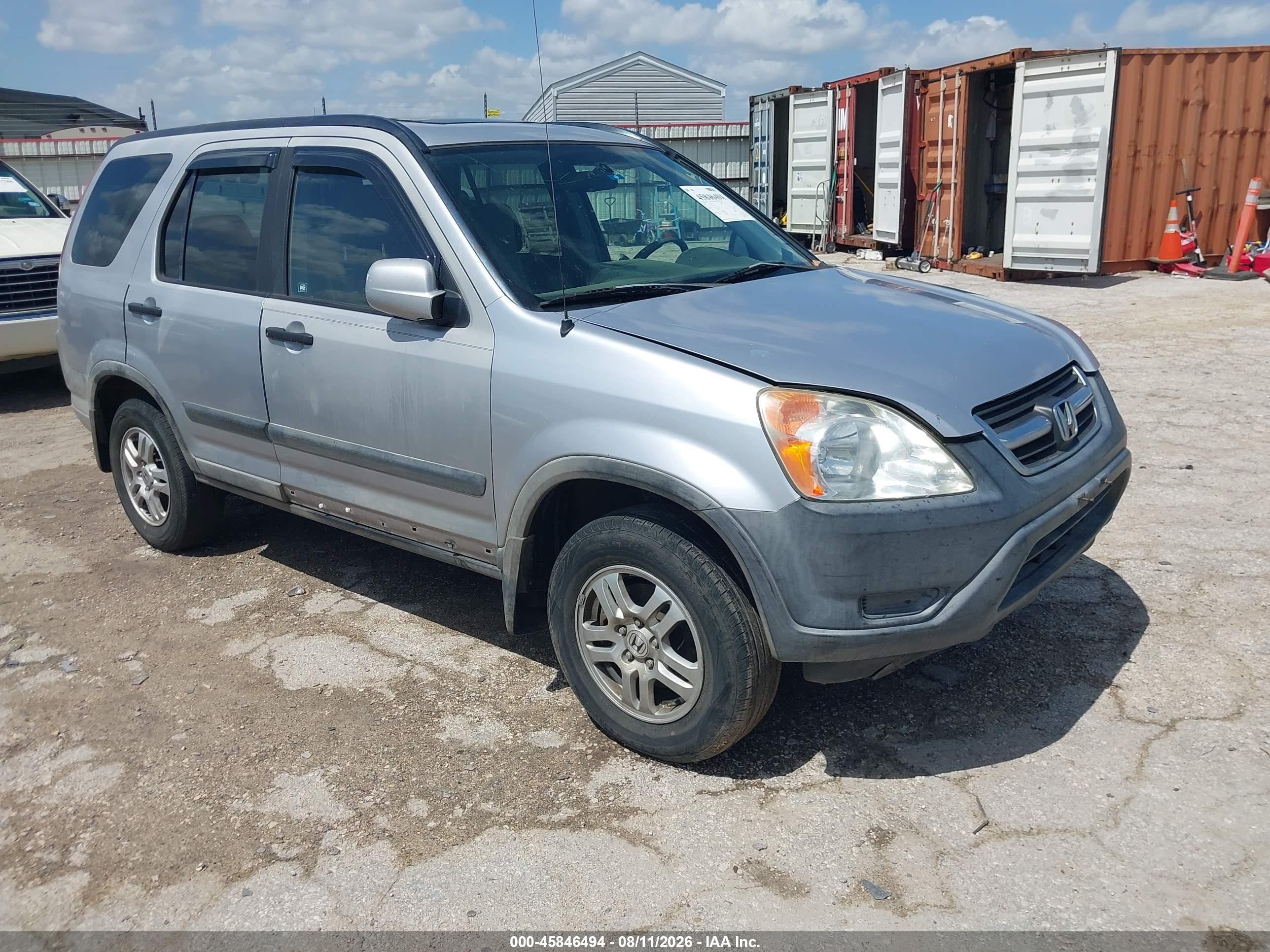 2003 Honda Cr-v Ex Серебряный vin: JHLRD78853C020071