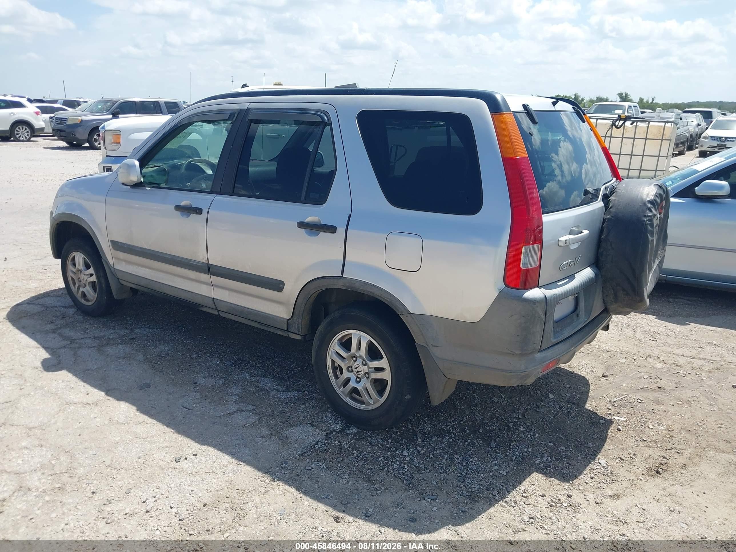 2003 Honda Cr-v Ex Серебряный vin: JHLRD78853C020071