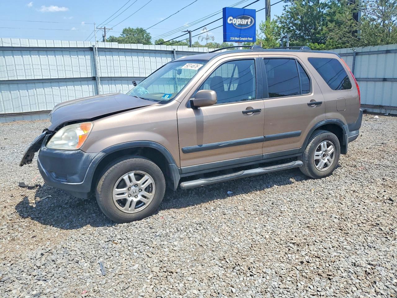 2003 Honda Cr-v Ex Tan vin: JHLRD78853C021530