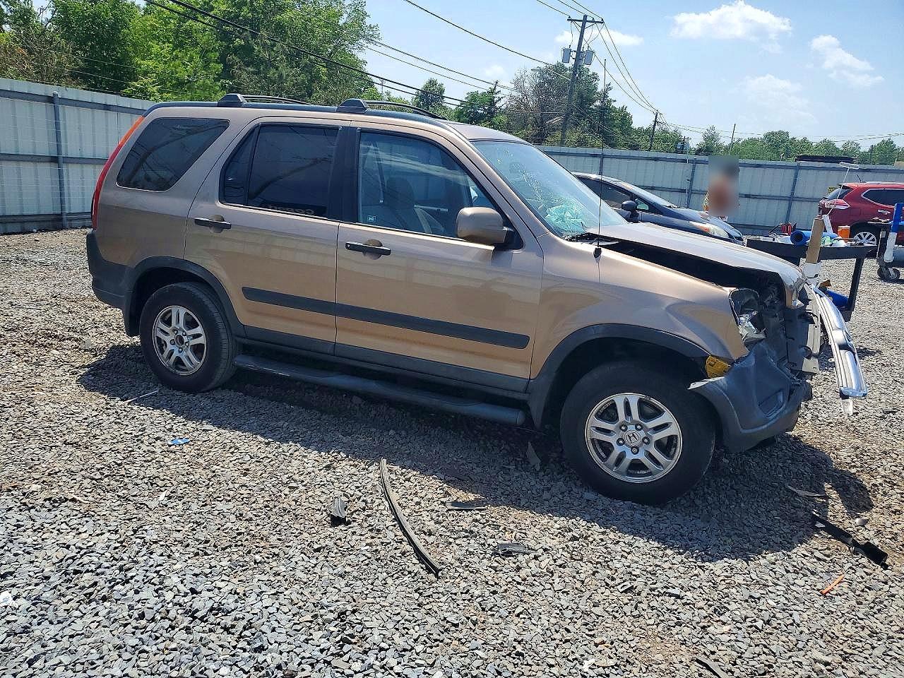 2003 Honda Cr-v Ex Tan vin: JHLRD78853C021530