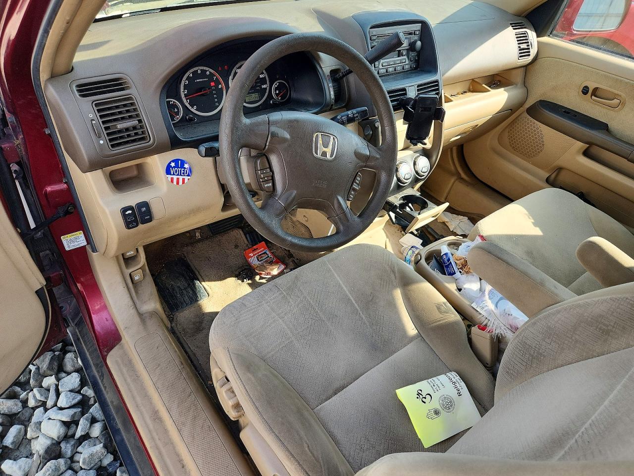 2005 Honda Cr-v Ex Темно-бордовый vin: JHLRD78855C033809