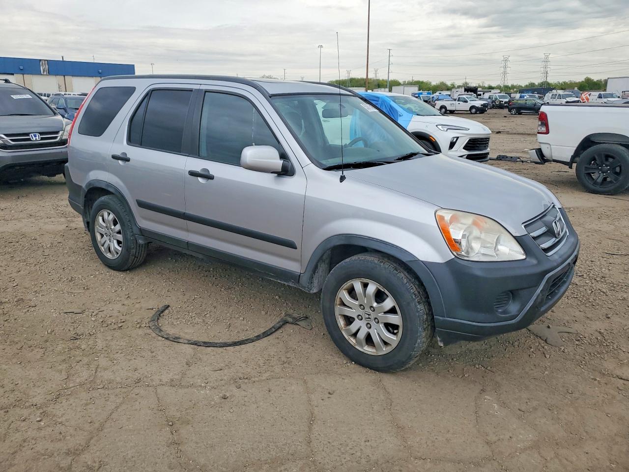 2005 Honda Cr-v Ex Silver vin: JHLRD78855C040775