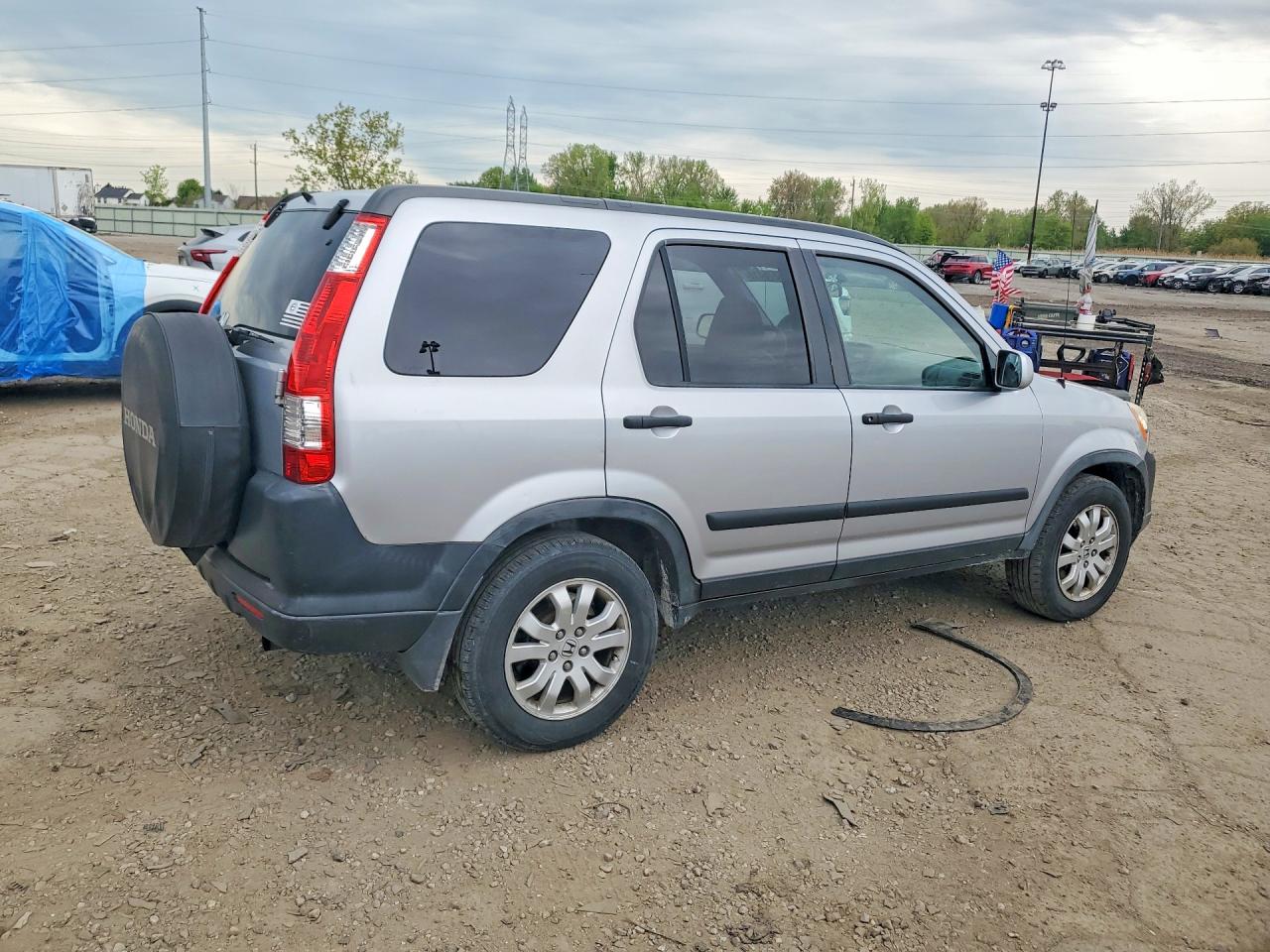 2005 Honda Cr-v Ex Silver vin: JHLRD78855C040775
