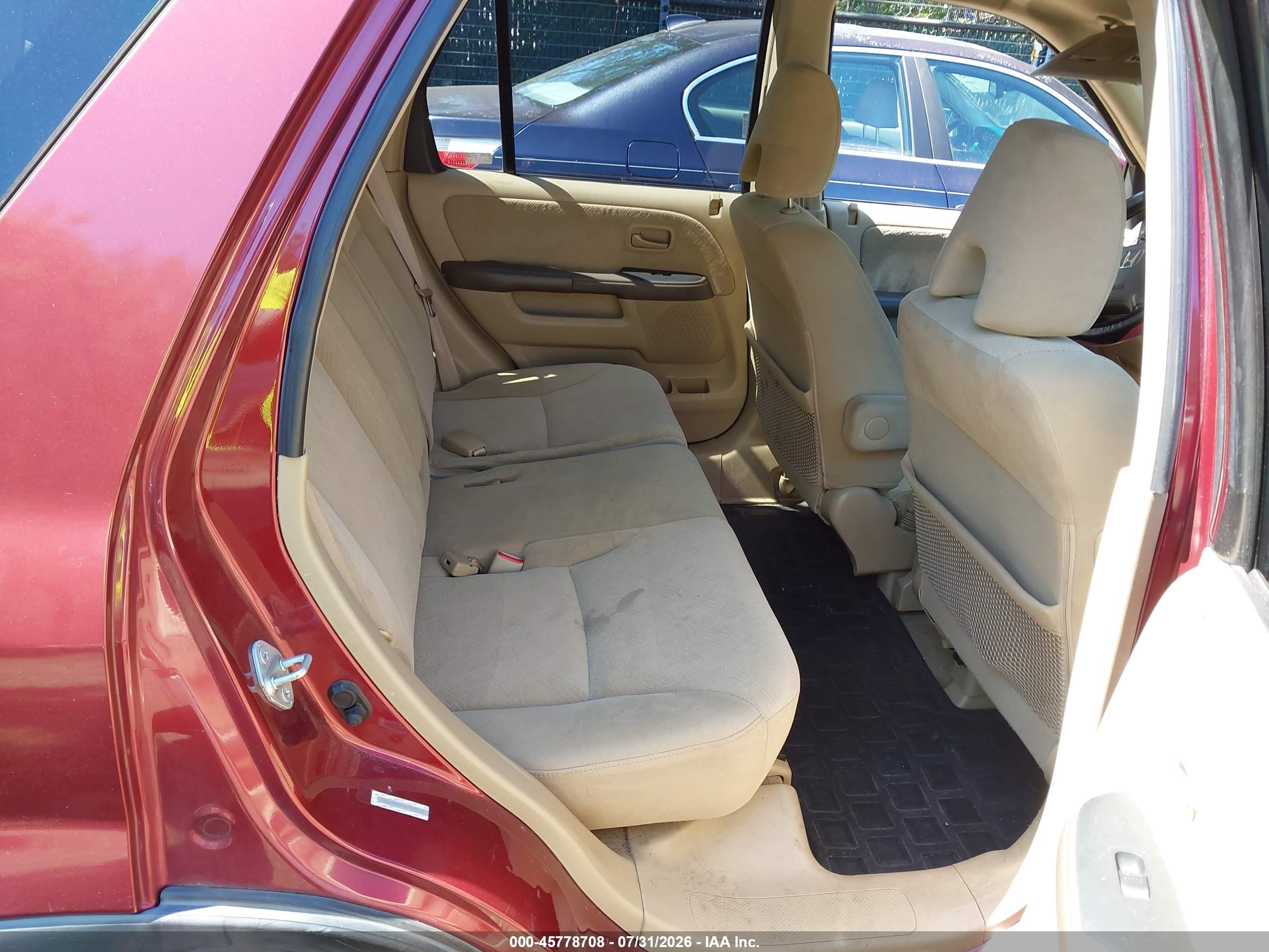 2006 Honda Cr-v Ex Burgundy vin: JHLRD78856C015828