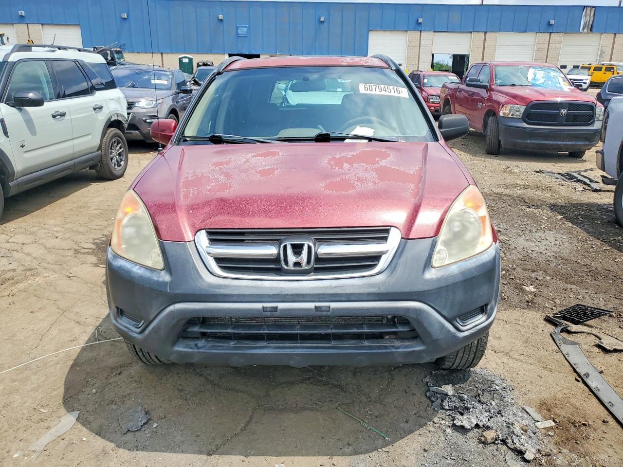 2002 Honda Cr-v Ex Red vin: JHLRD78862C017968