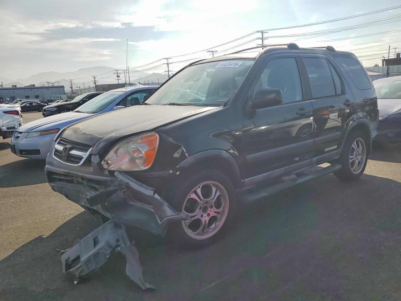 2002 Honda Cr-v Ex Черный vin: JHLRD78862C019820
