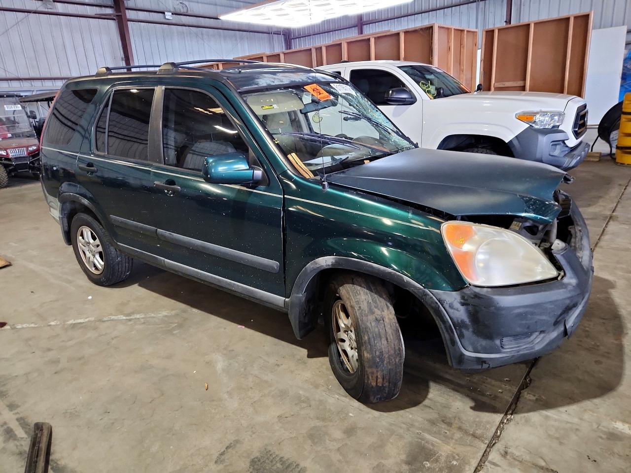 2002 Honda Cr-v Ex Green vin: JHLRD78862C034012