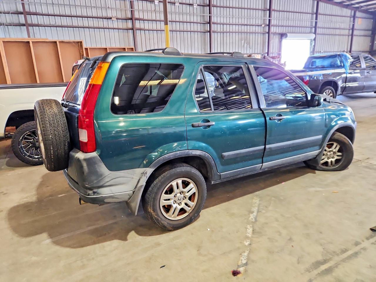 2002 Honda Cr-v Ex Green vin: JHLRD78862C034012