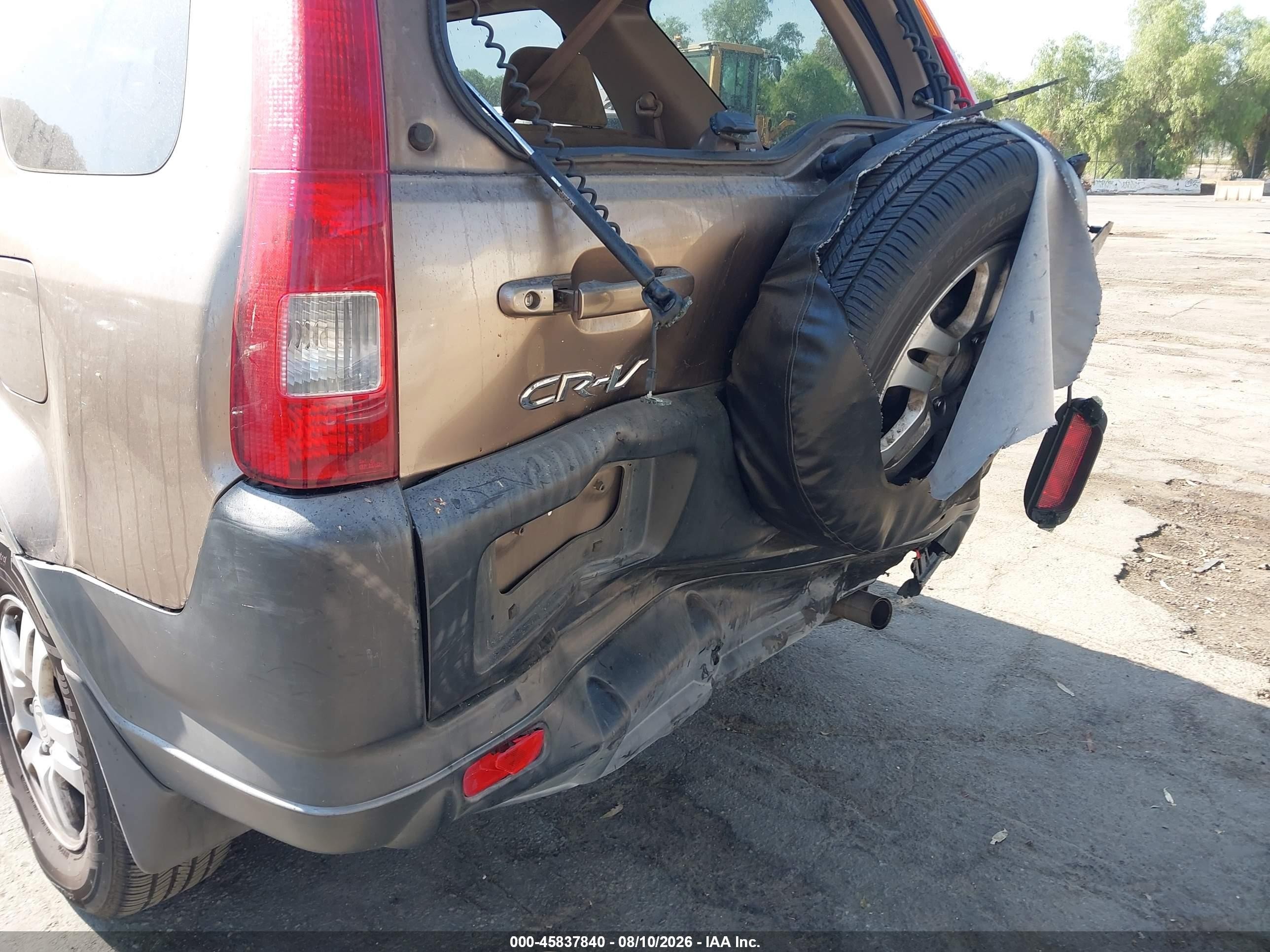 2003 Honda Cr-v Ex Champagne vin: JHLRD78863C016059