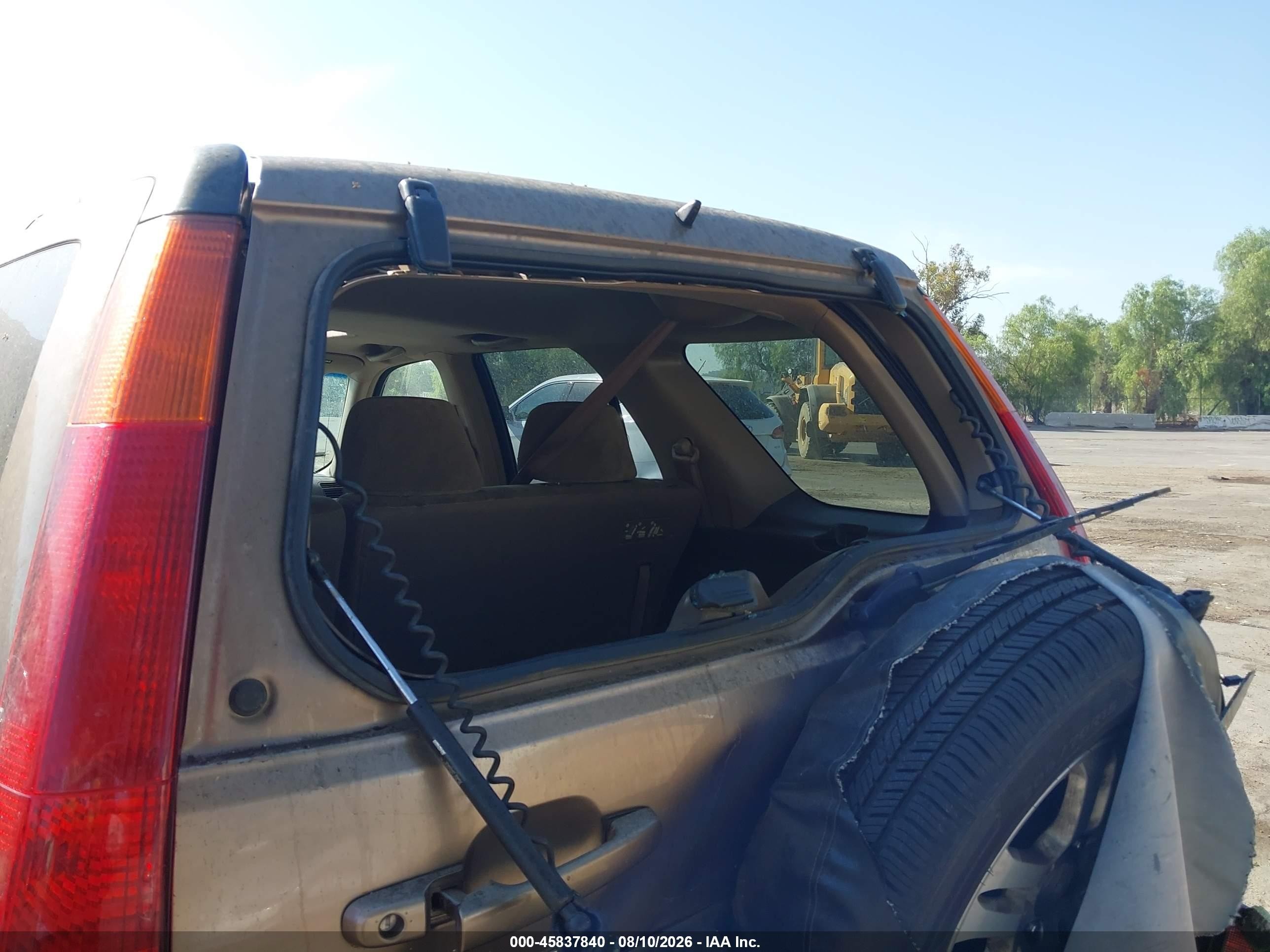 2003 Honda Cr-v Ex Champagne vin: JHLRD78863C016059