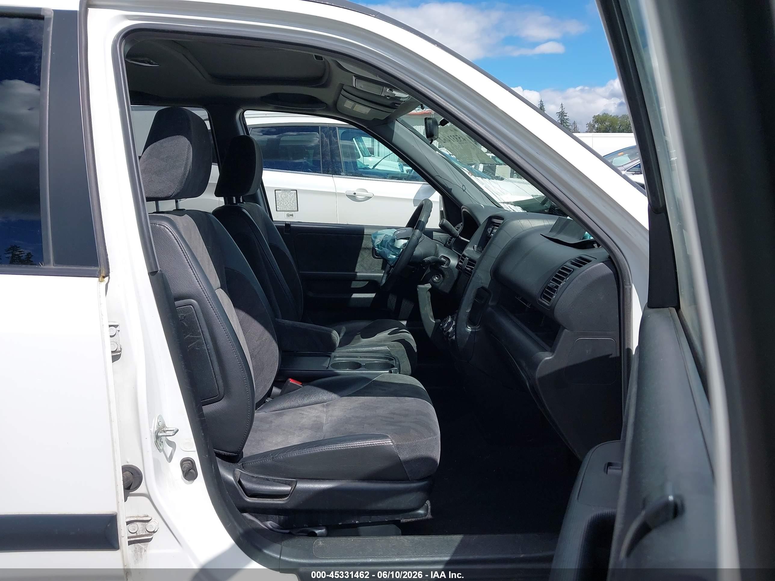 2003 Honda Cr-v Ex White vin: JHLRD78863C016563