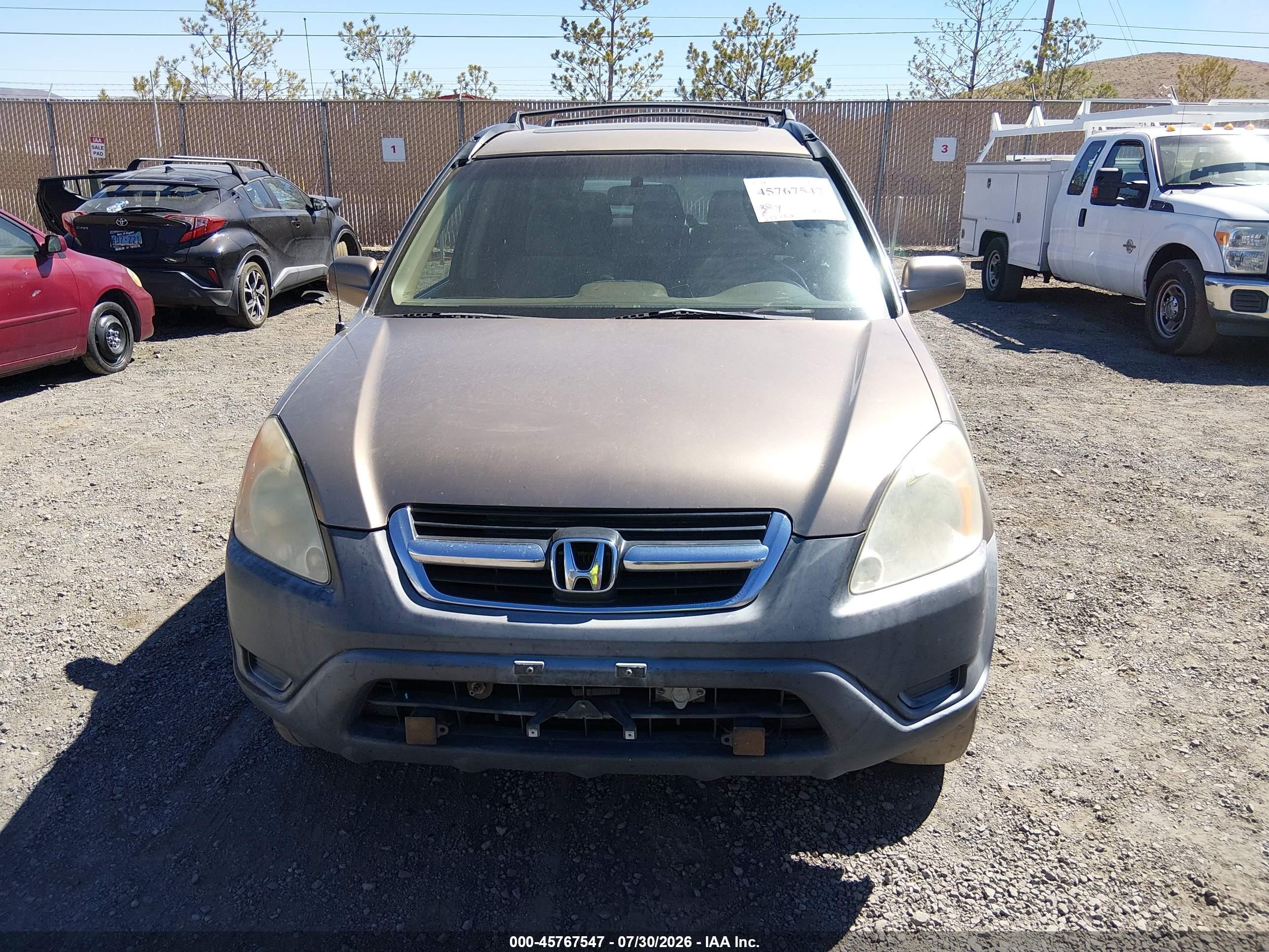2003 Honda Cr-v Ex Brown vin: JHLRD78863C022797