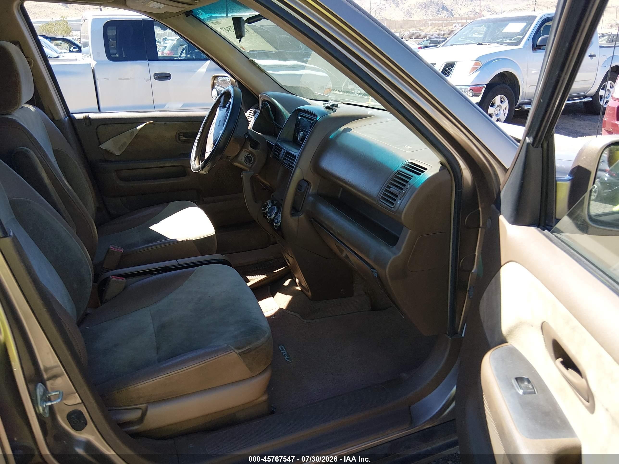 2003 Honda Cr-v Ex Brown vin: JHLRD78863C022797