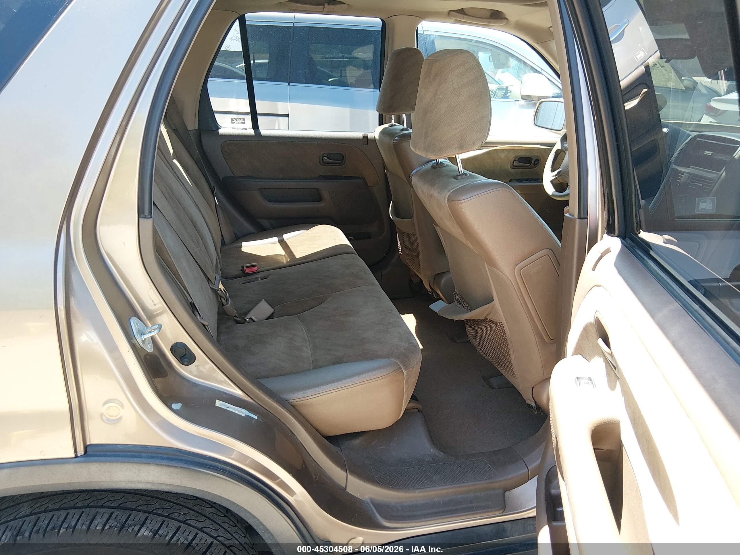 2003 Honda Cr-v Ex Beige vin: JHLRD78863C035940