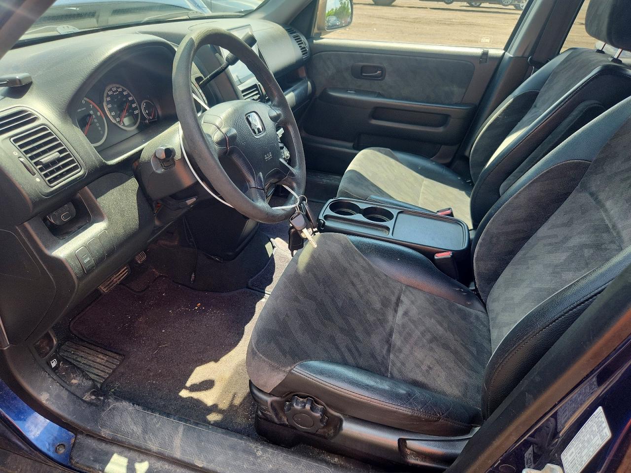 2003 Honda Cr-v Ex Blue vin: JHLRD78863C816151