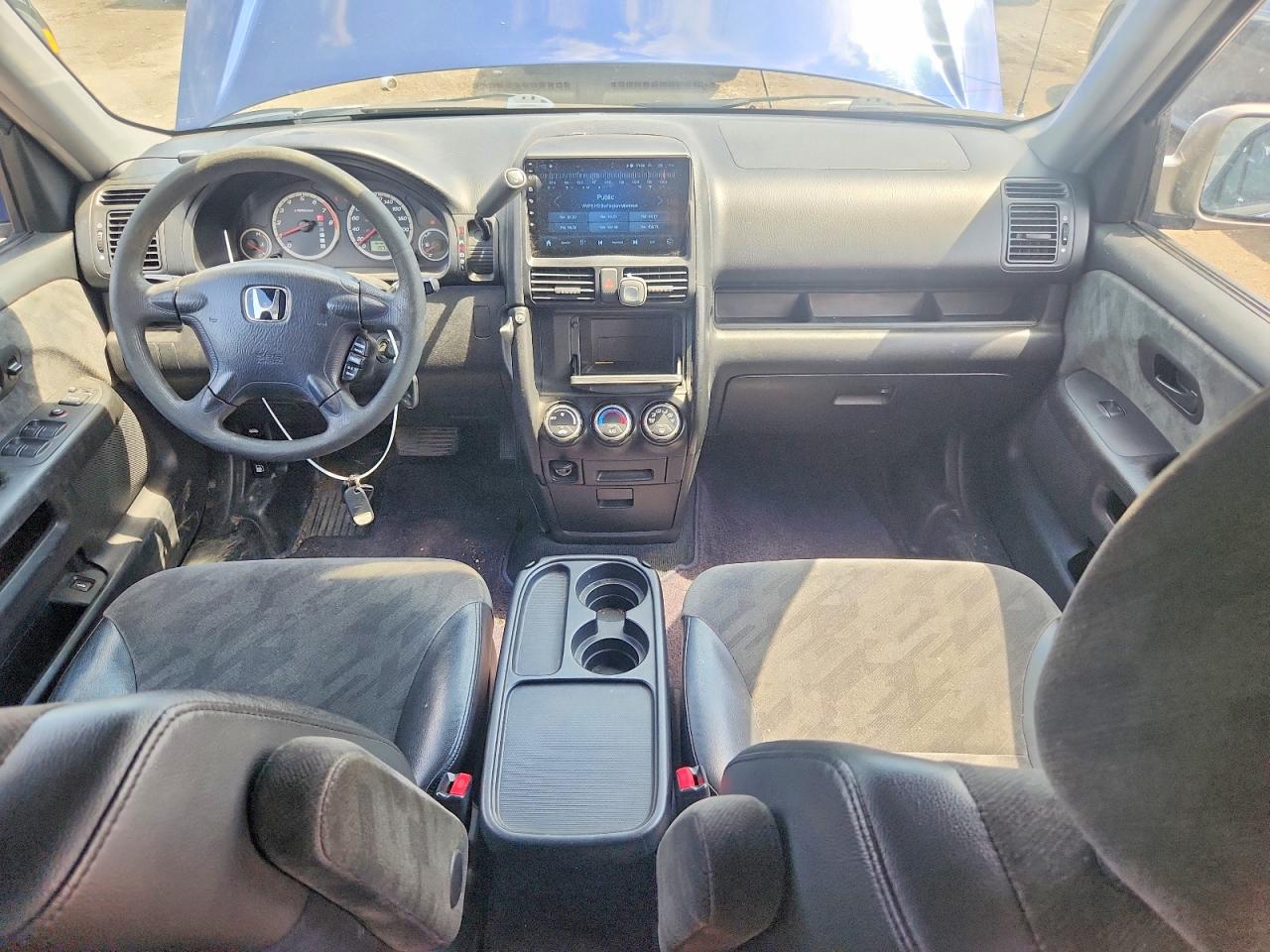 2003 Honda Cr-v Ex Blue vin: JHLRD78863C816151