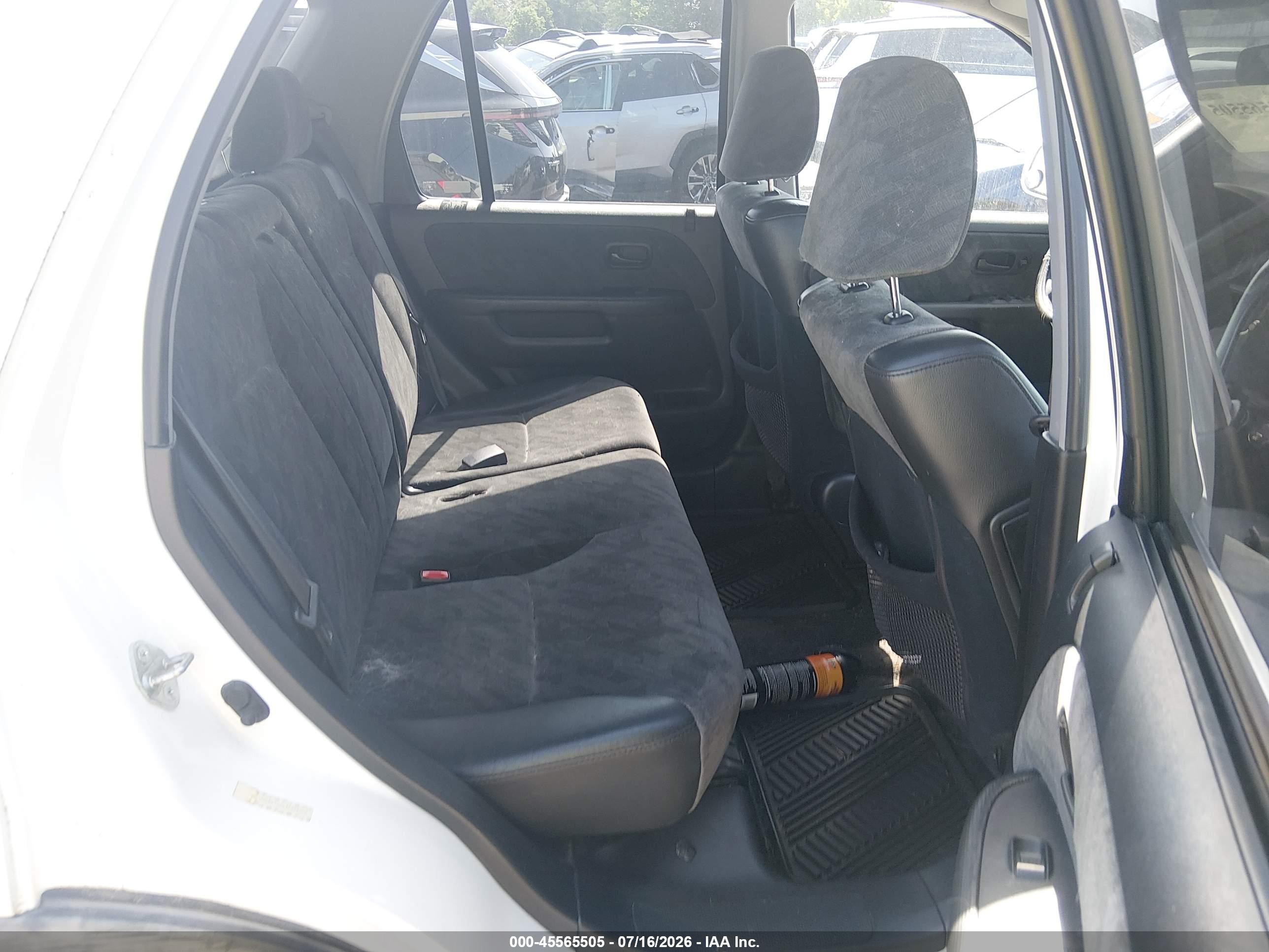 2004 Honda Cr-v Ex White vin: JHLRD78864C011056
