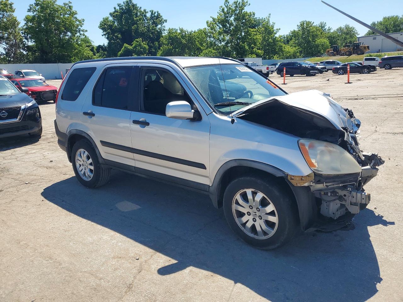 2006 Honda Cr-v Ex Серебряный vin: JHLRD78866C017460