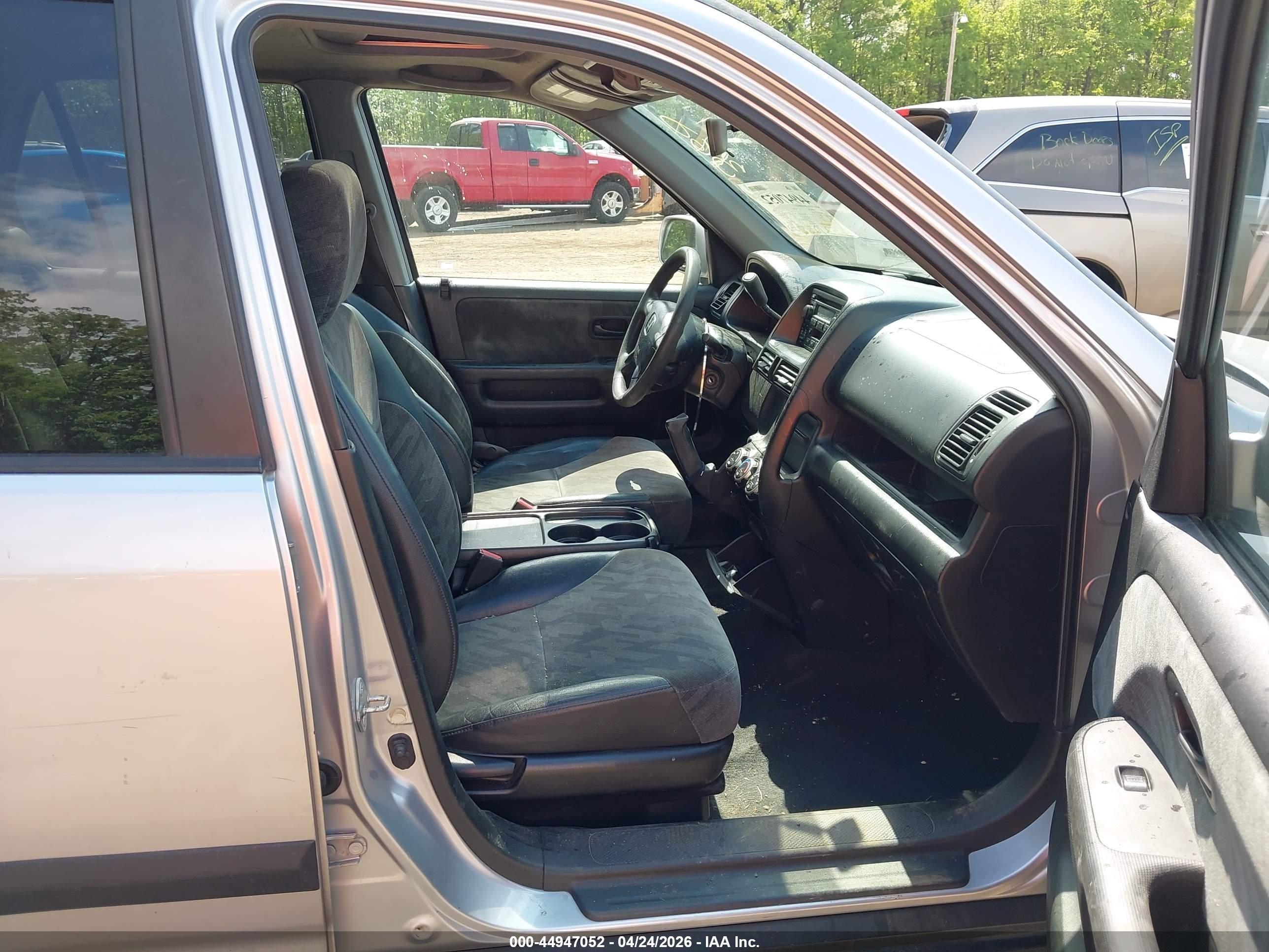 2002 Honda Cr-v Ex Silver vin: JHLRD78872C014948