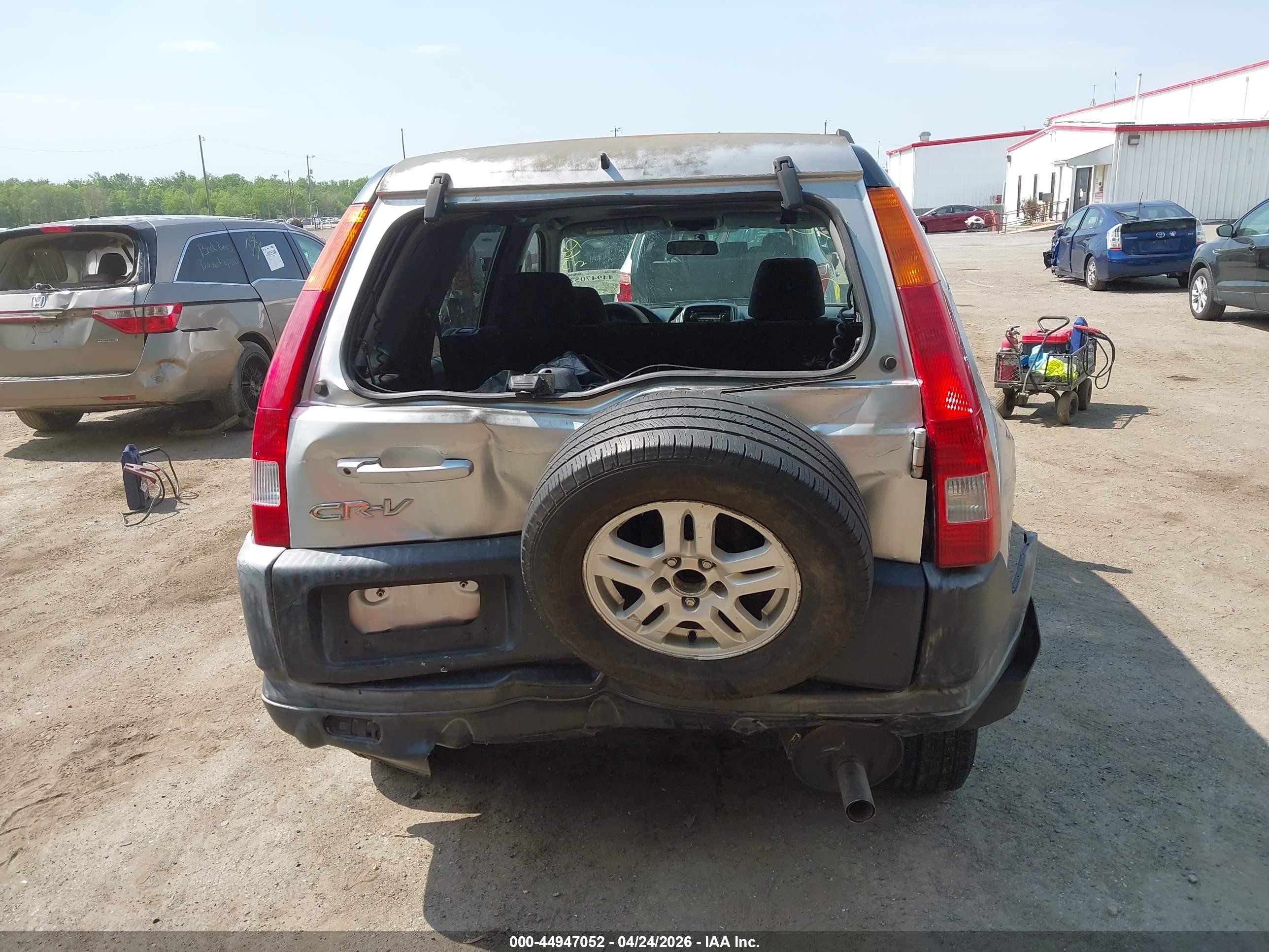 2002 Honda Cr-v Ex Silver vin: JHLRD78872C014948