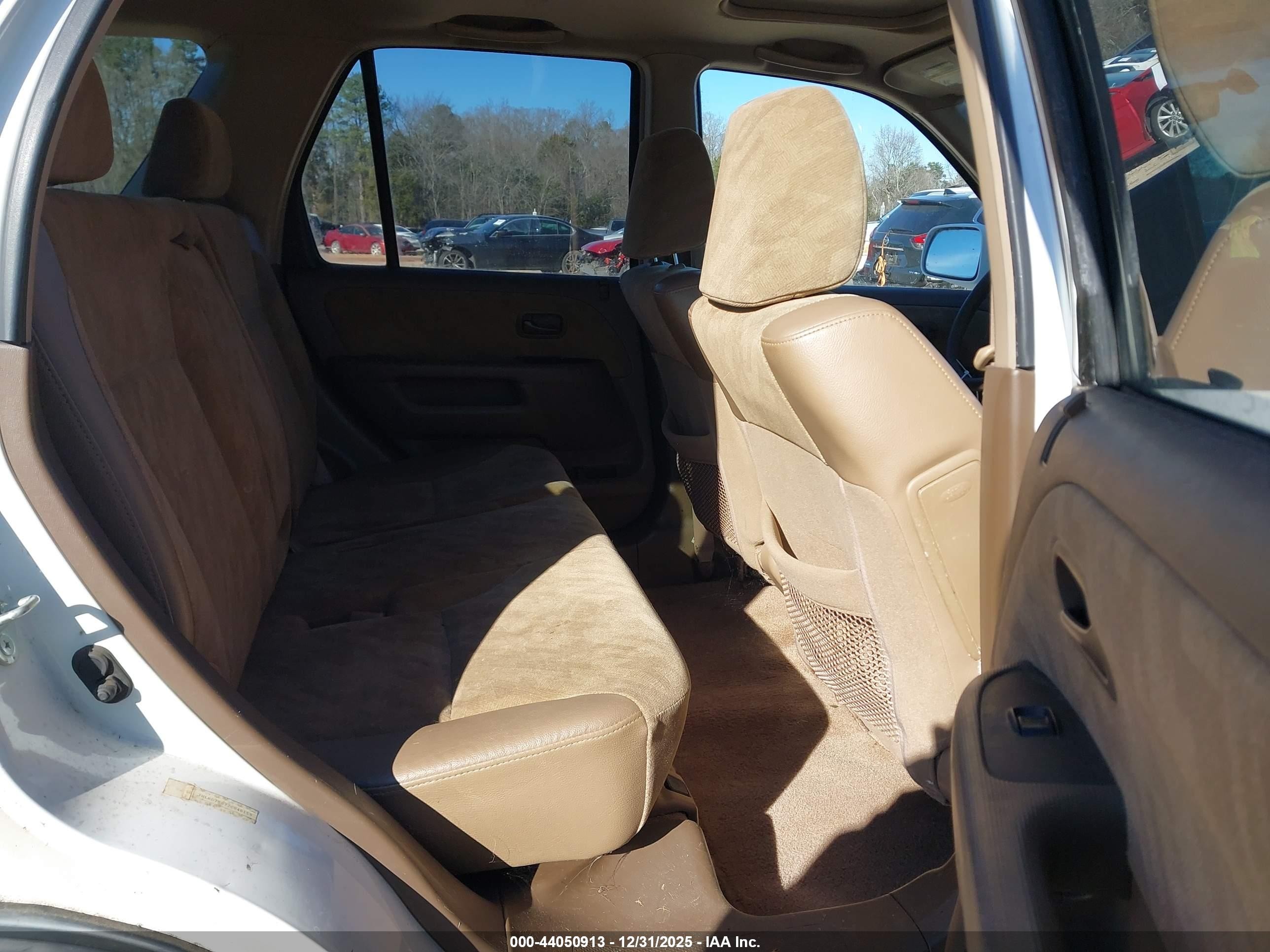 2002 Honda Cr-v Ex White vin: JHLRD78872C048159