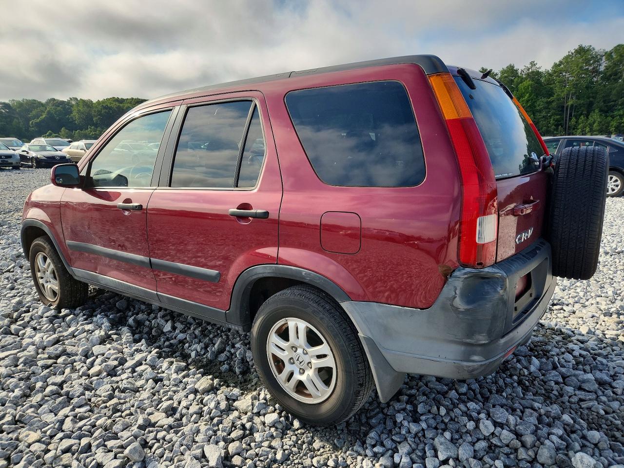 2002 Honda Cr-v Ex Бордовый vin: JHLRD78872C056746