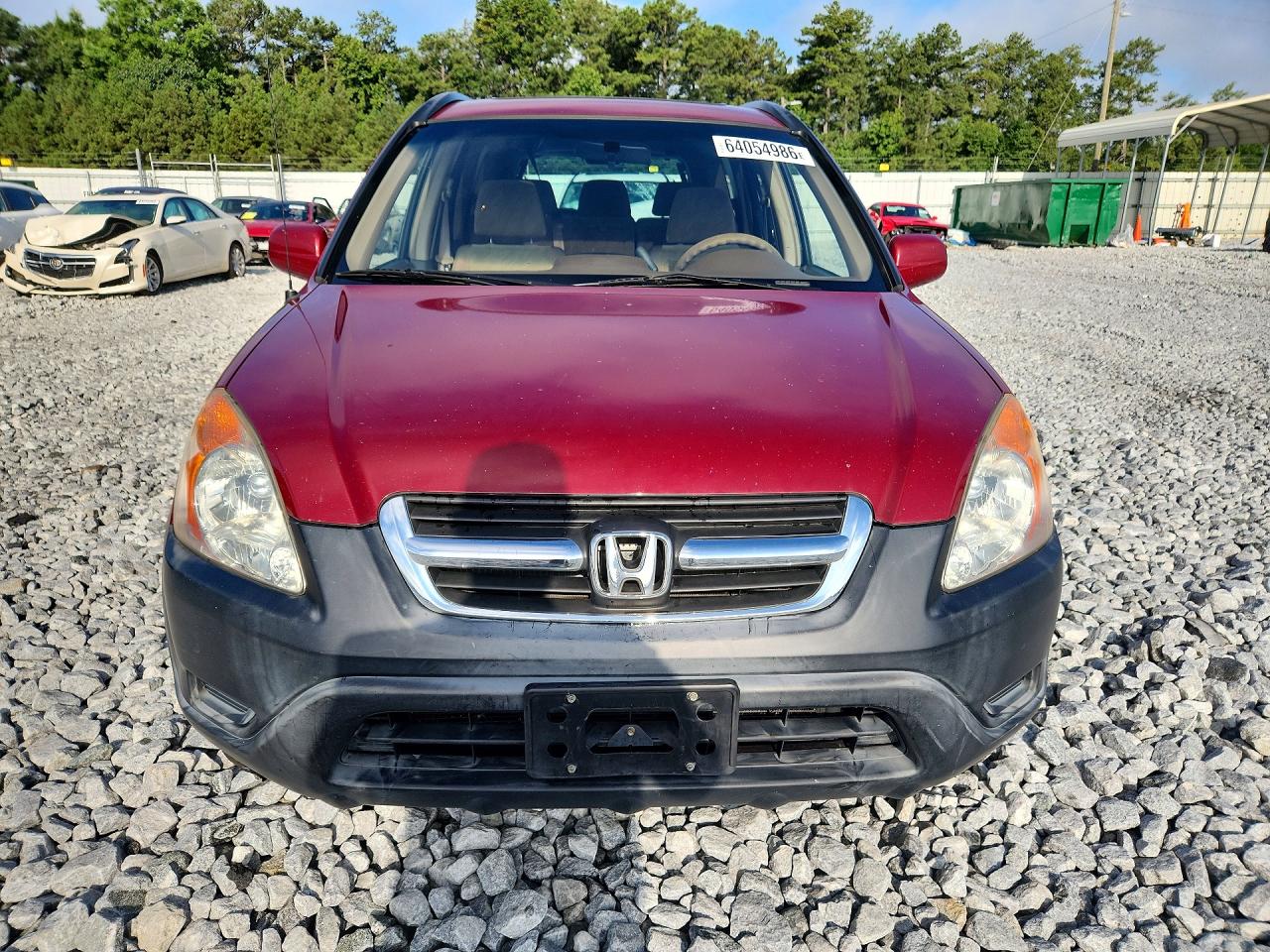2002 Honda Cr-v Ex Бордовый vin: JHLRD78872C056746