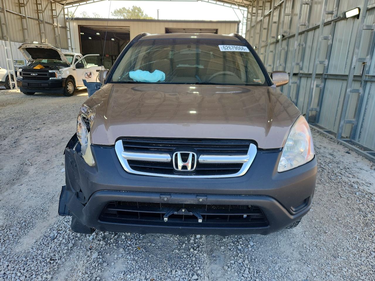 2002 Honda Cr-v Ex Brown vin: JHLRD78872C082182