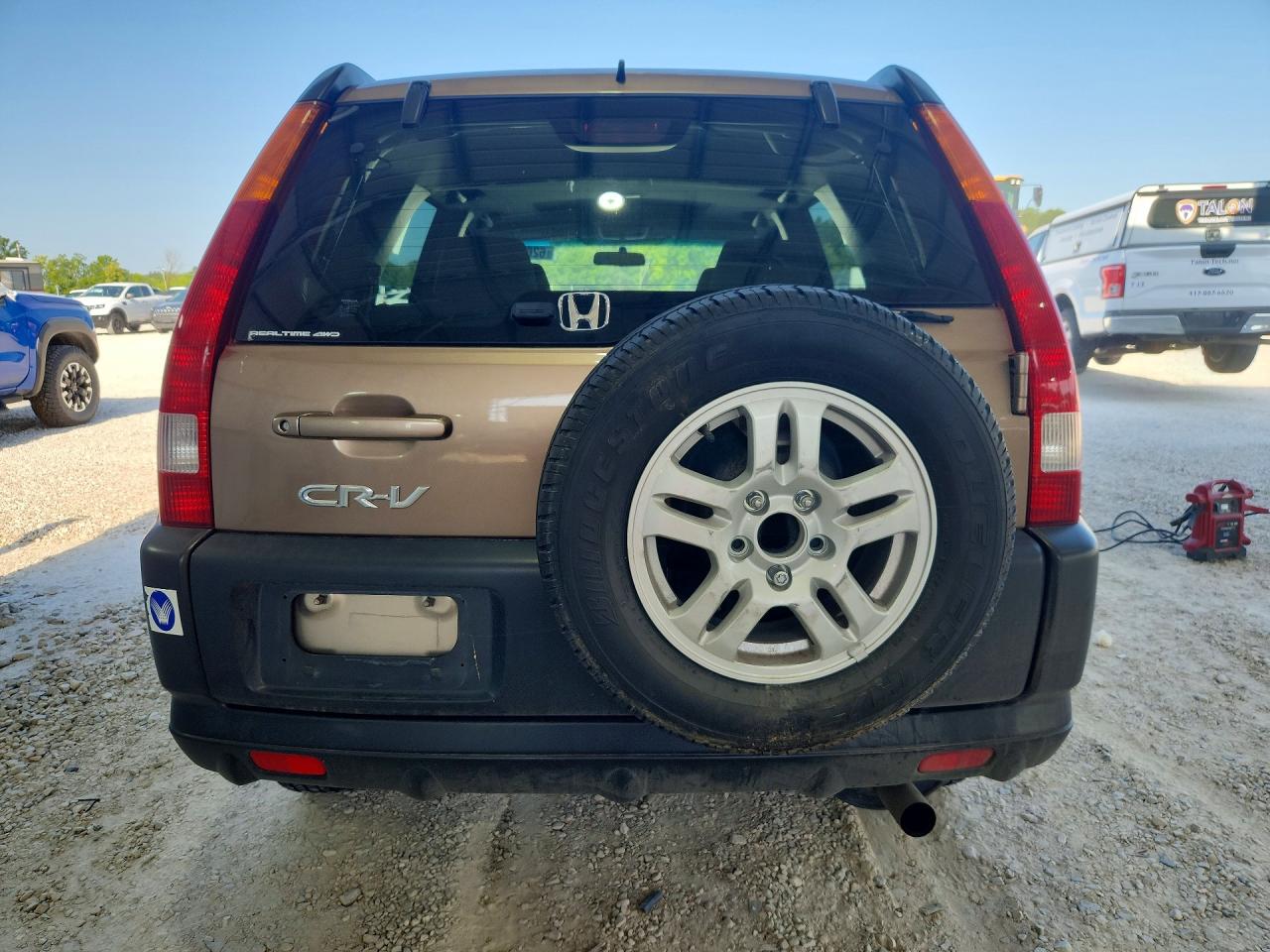2002 Honda Cr-v Ex Brown vin: JHLRD78872C082182