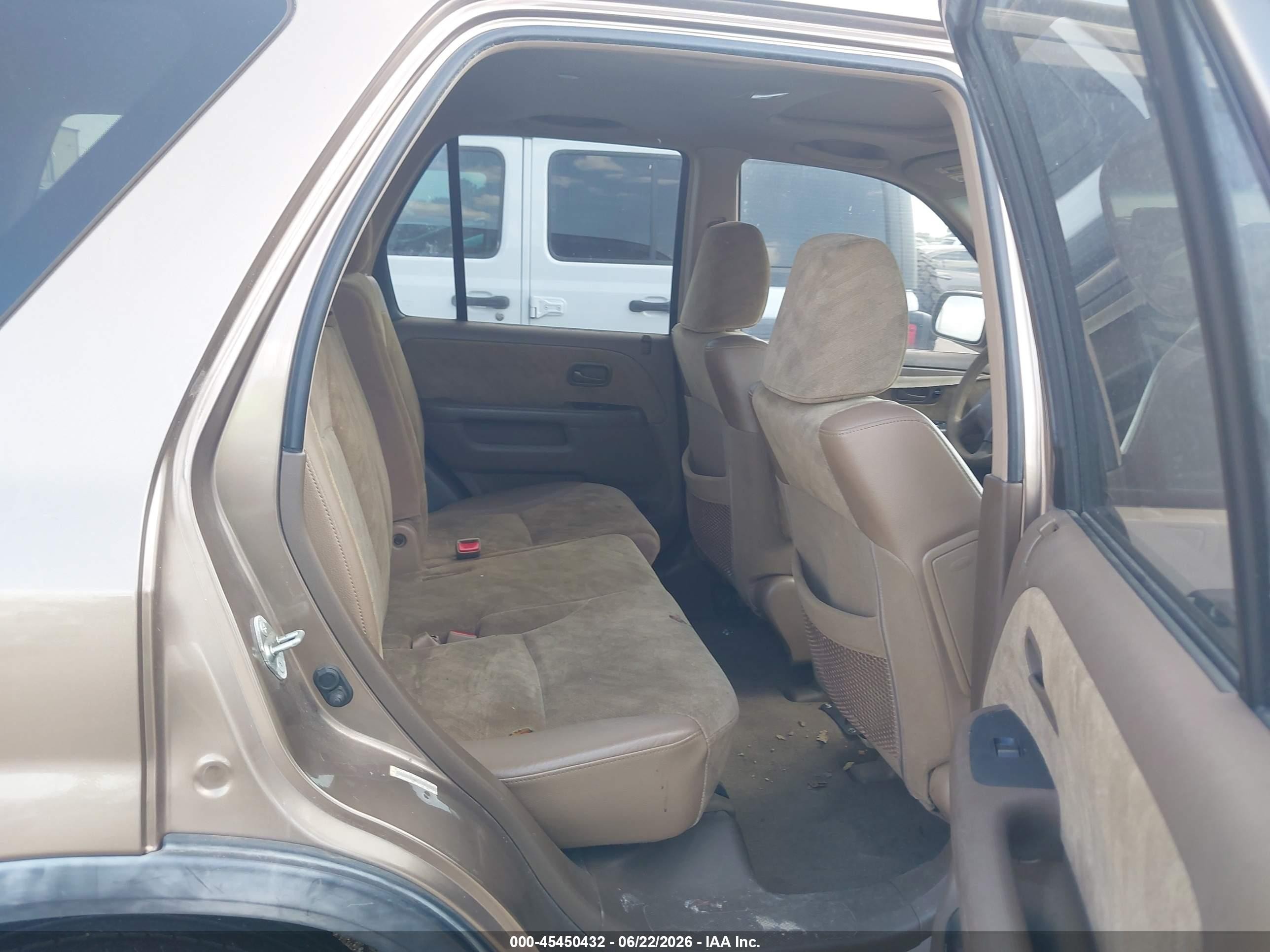 2002 Honda Cr-v Ex Gold vin: JHLRD78872C082957