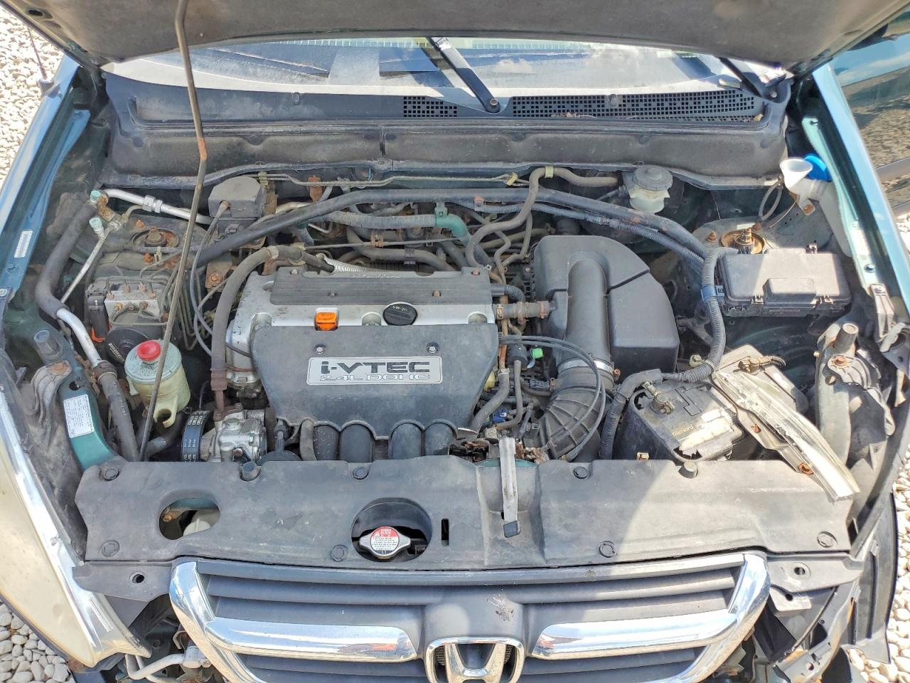 2003 Honda Cr-v Ex Green vin: JHLRD78873C038474