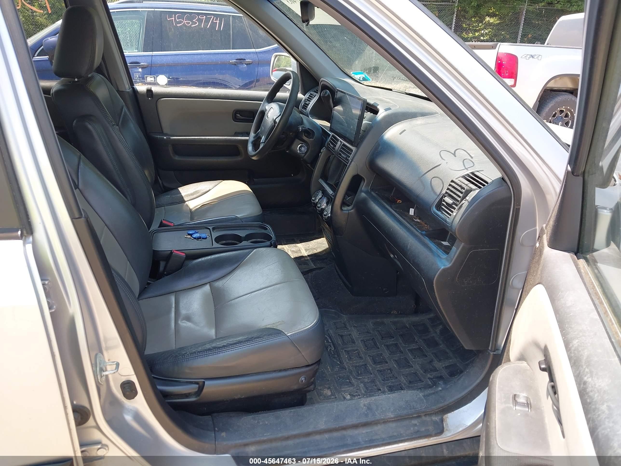 2004 Honda Cr-v Ex Silver vin: JHLRD78874C004732