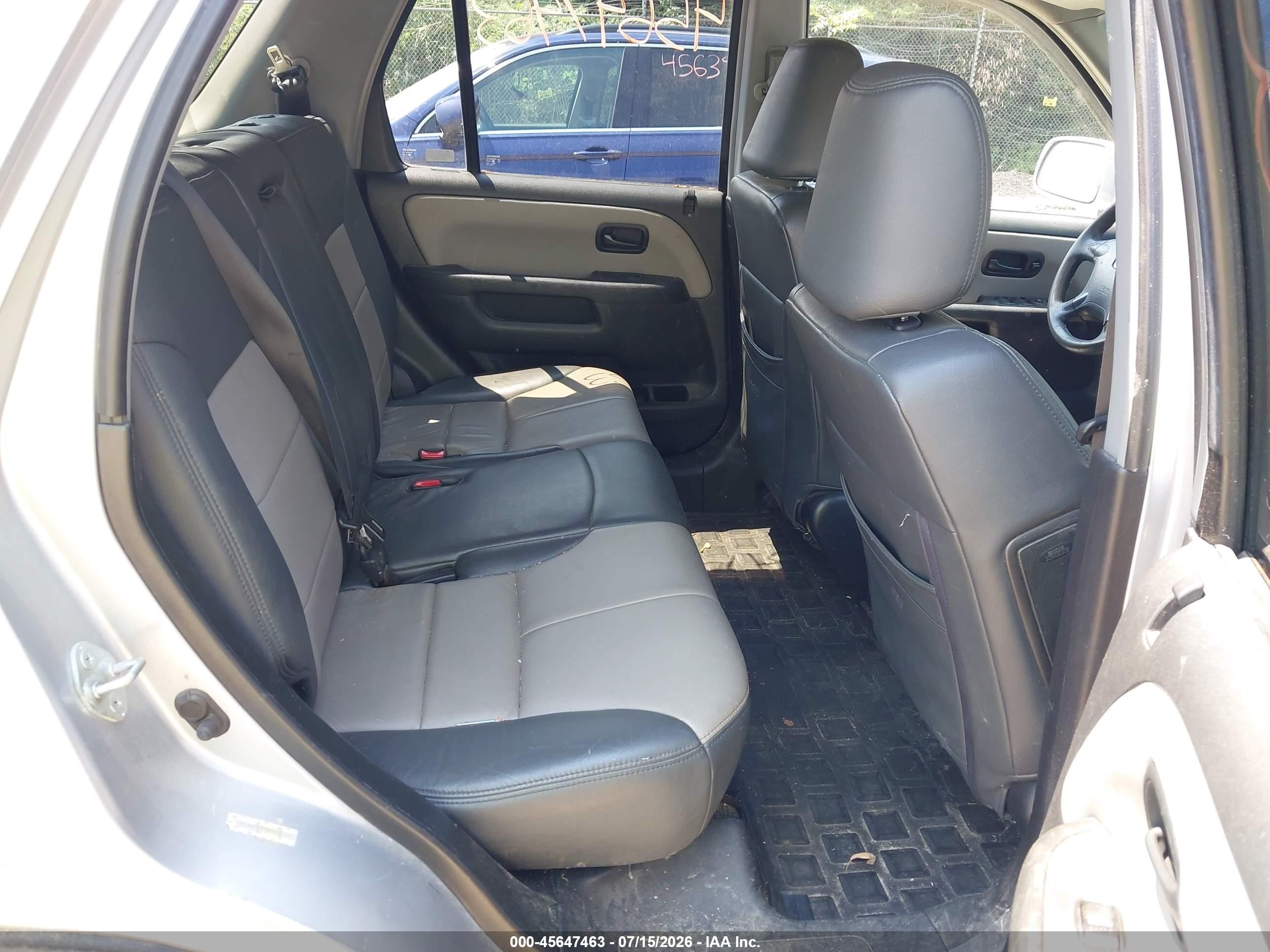 2004 Honda Cr-v Ex Silver vin: JHLRD78874C004732
