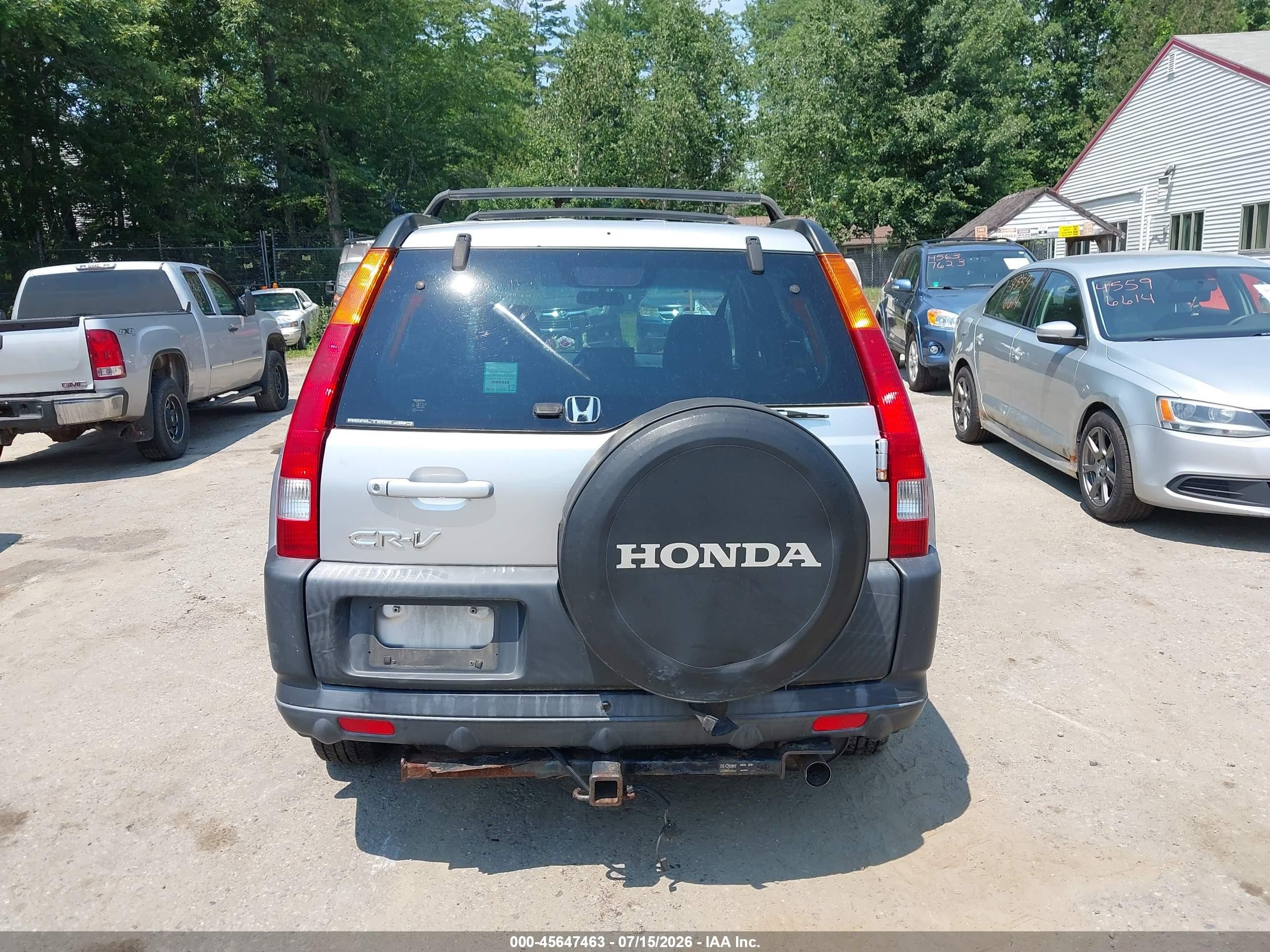 2004 Honda Cr-v Ex Silver vin: JHLRD78874C004732