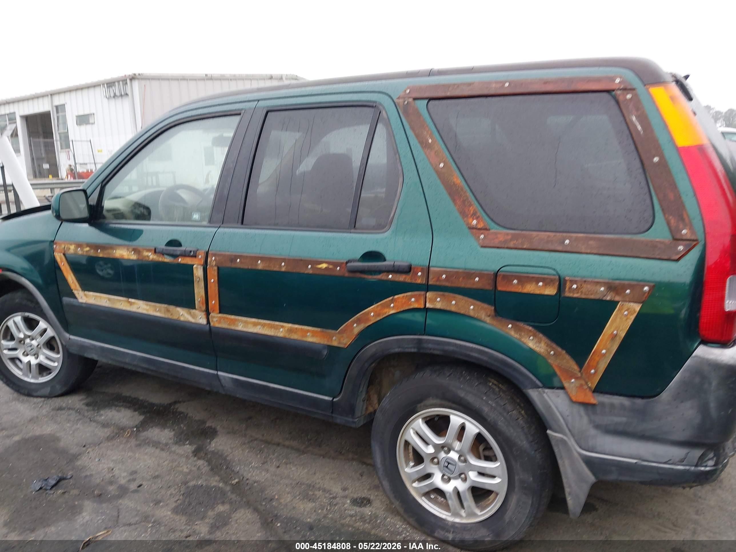 2004 Honda Cr-v Ex Зеленый vin: JHLRD78874C026567