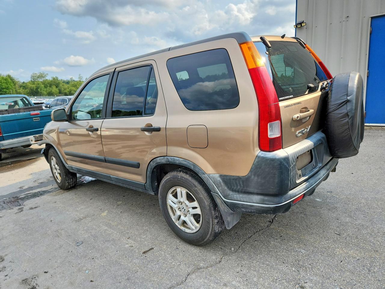 2004 Honda Cr-v Ex Gold vin: JHLRD78874C042199