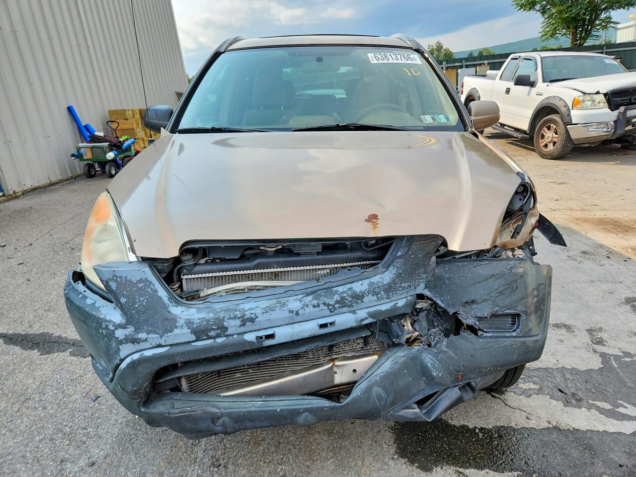 2004 Honda Cr-v Ex Gold vin: JHLRD78874C042199