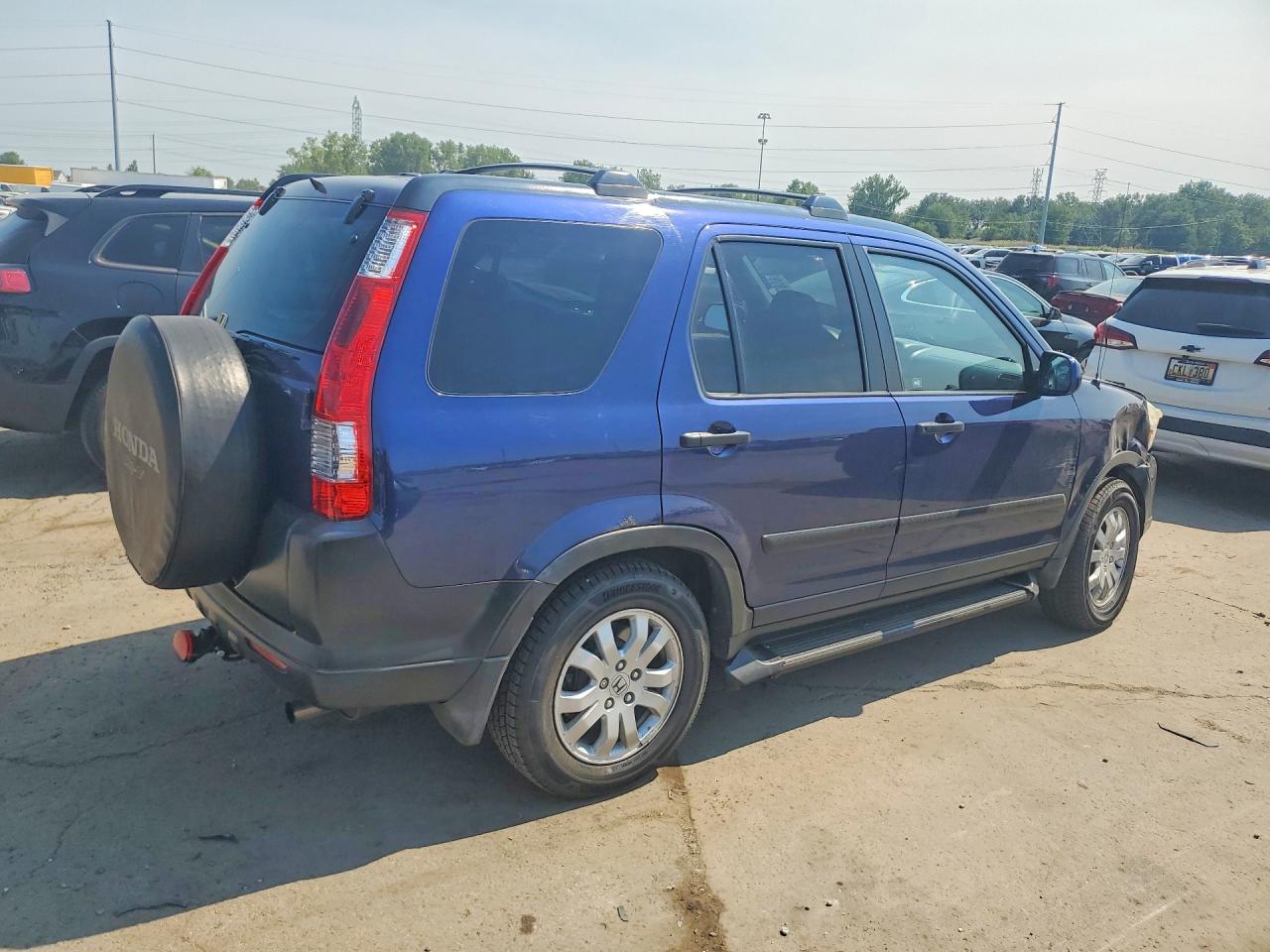 2005 Honda Cr-v Ex Синий vin: JHLRD78875C026781