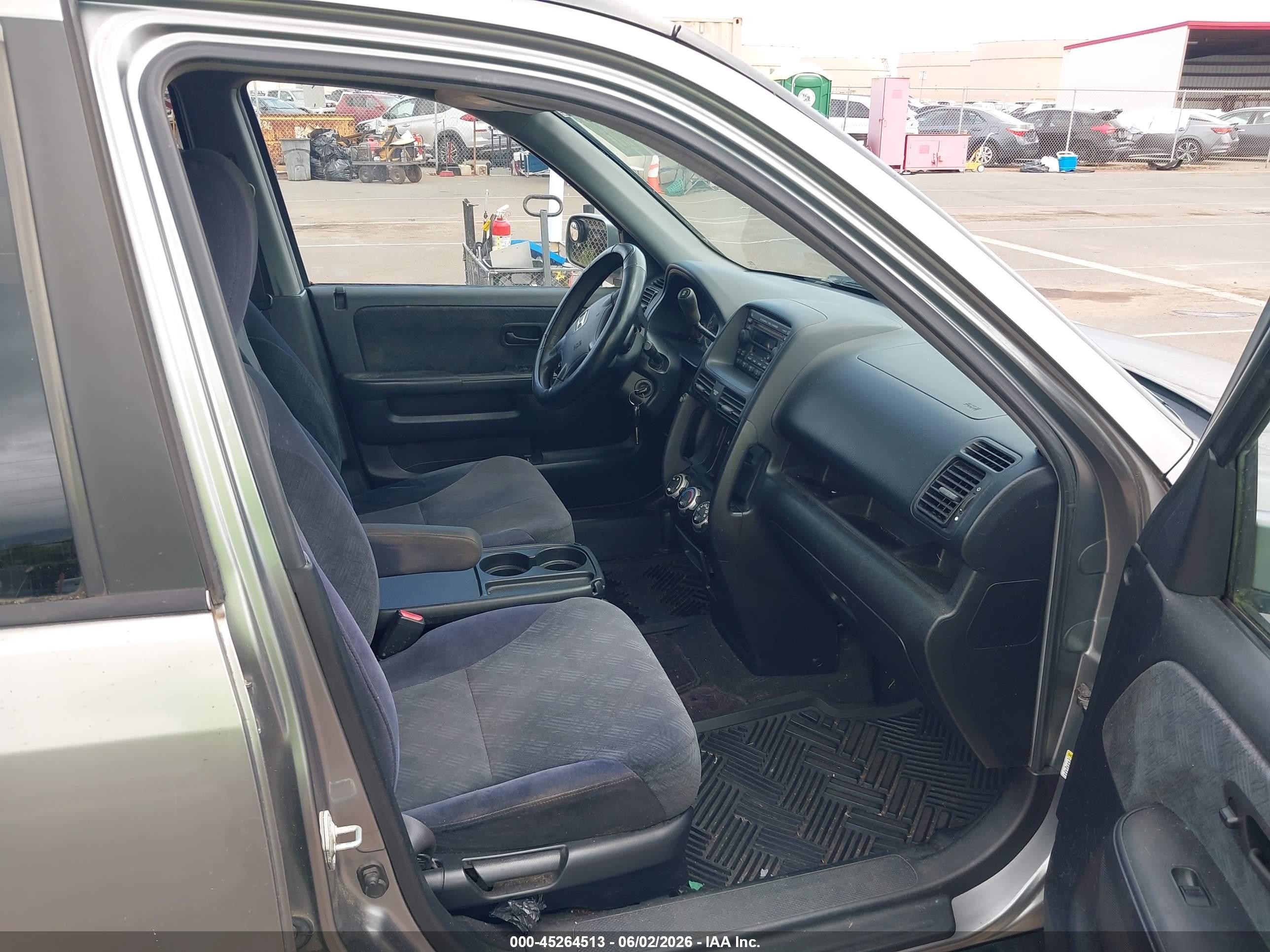 2005 Honda Cr-v Ex Gray vin: JHLRD78875C052250