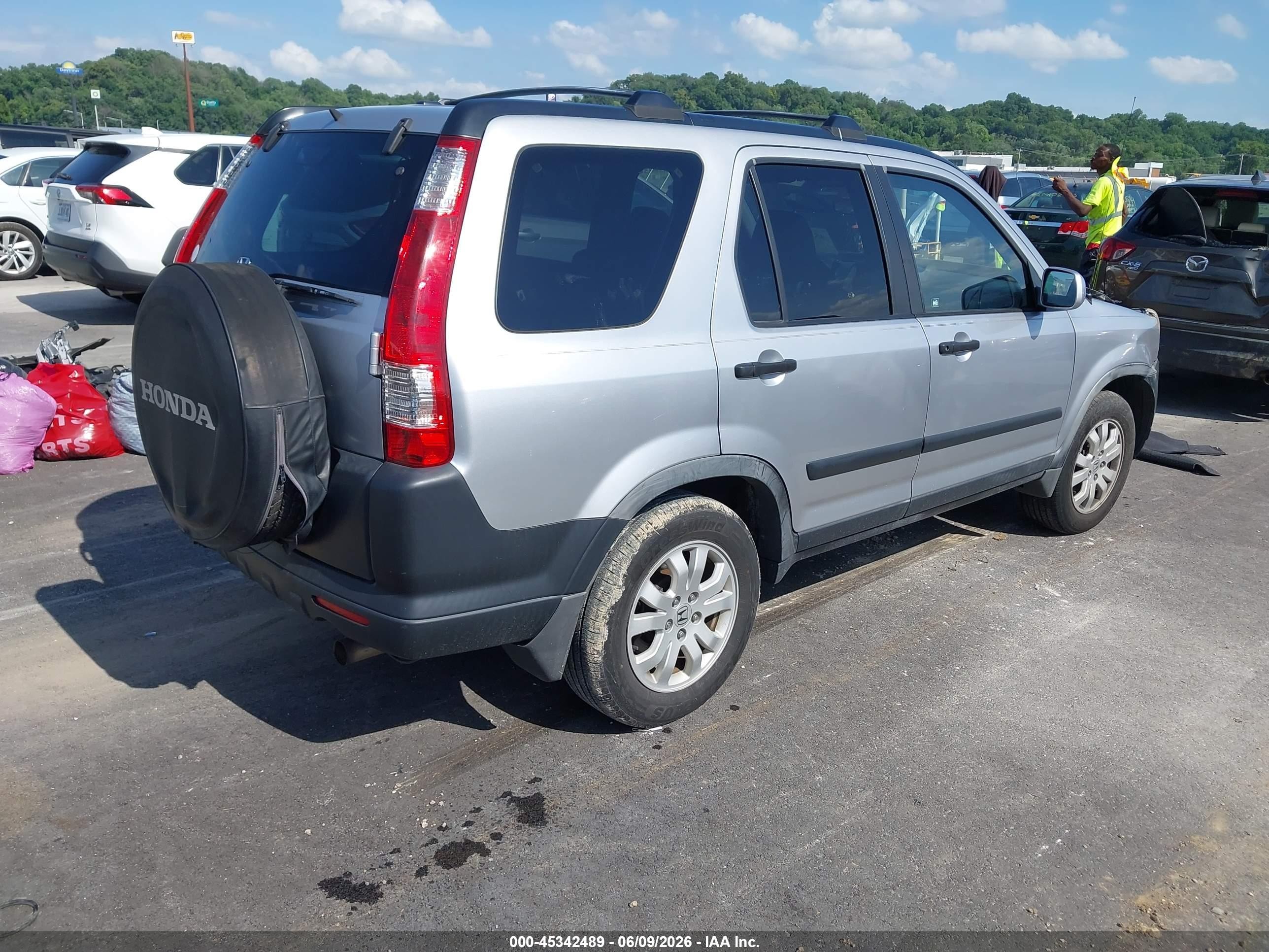 2006 Honda Cr-v Ex Серебряный vin: JHLRD78876C003440