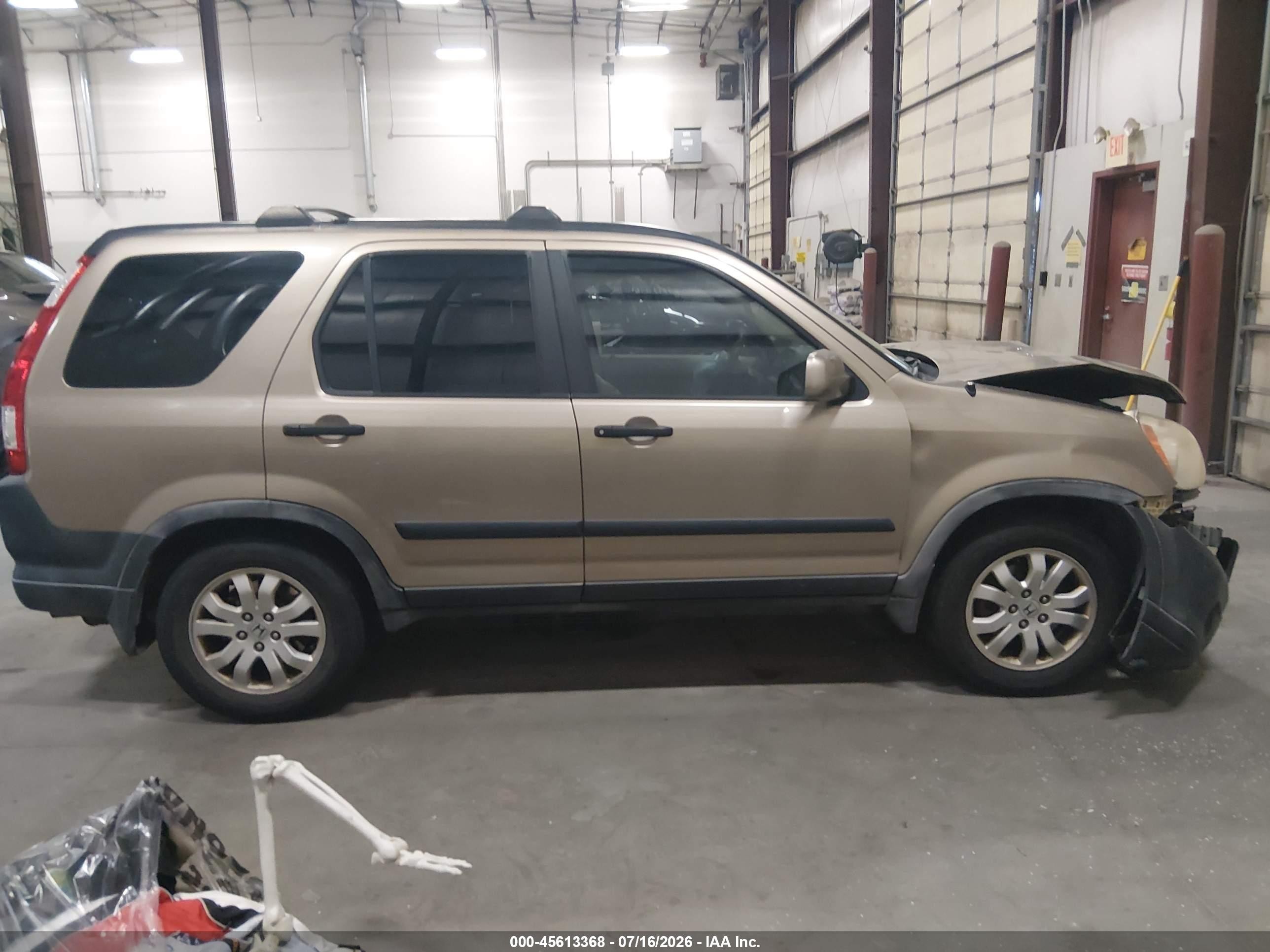 2006 Honda Cr-v Ex Beige vin: JHLRD78876C013580