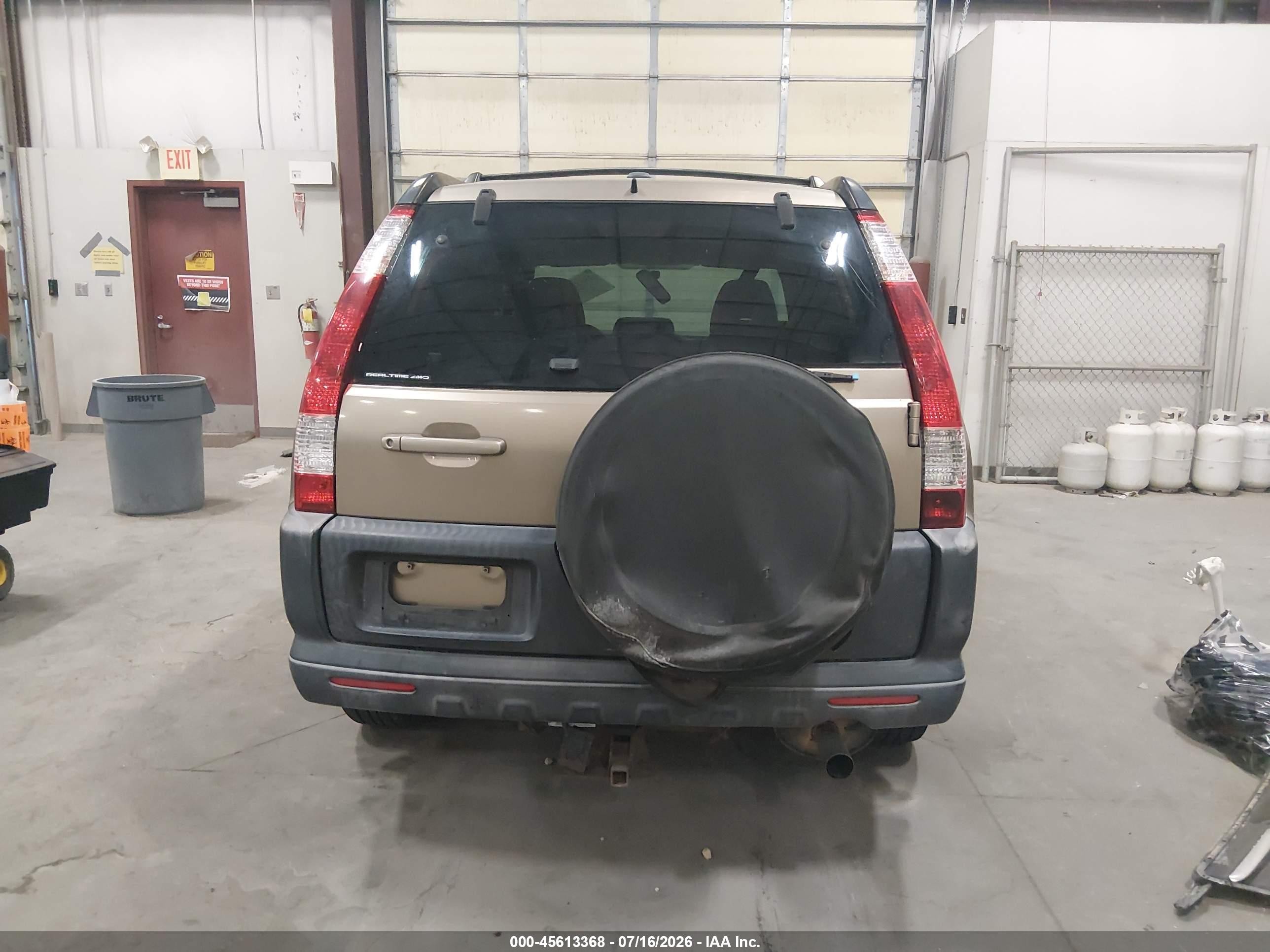 2006 Honda Cr-v Ex Beige vin: JHLRD78876C013580