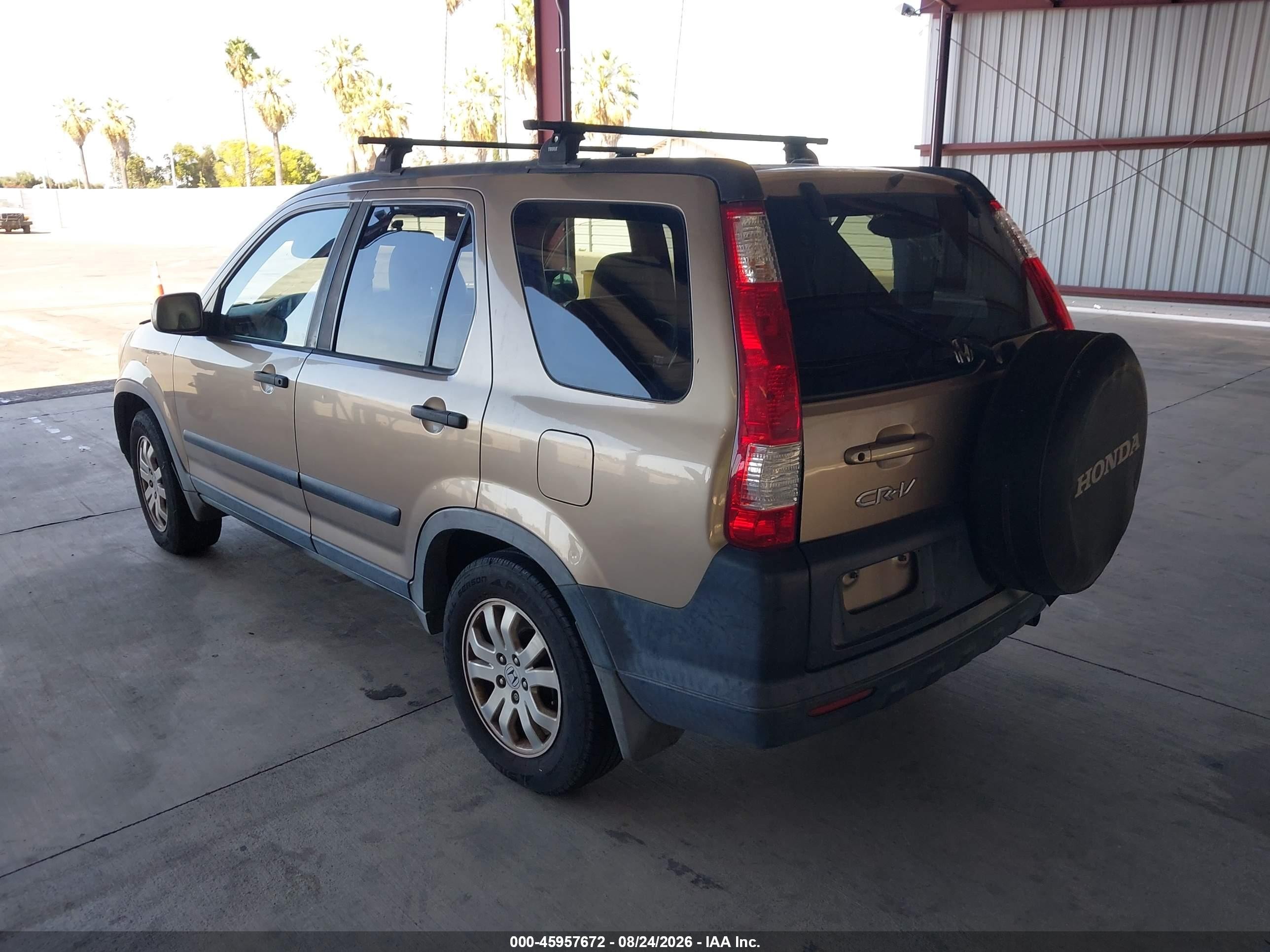 2006 Honda Cr-v Ex Золотой vin: JHLRD78876C042870