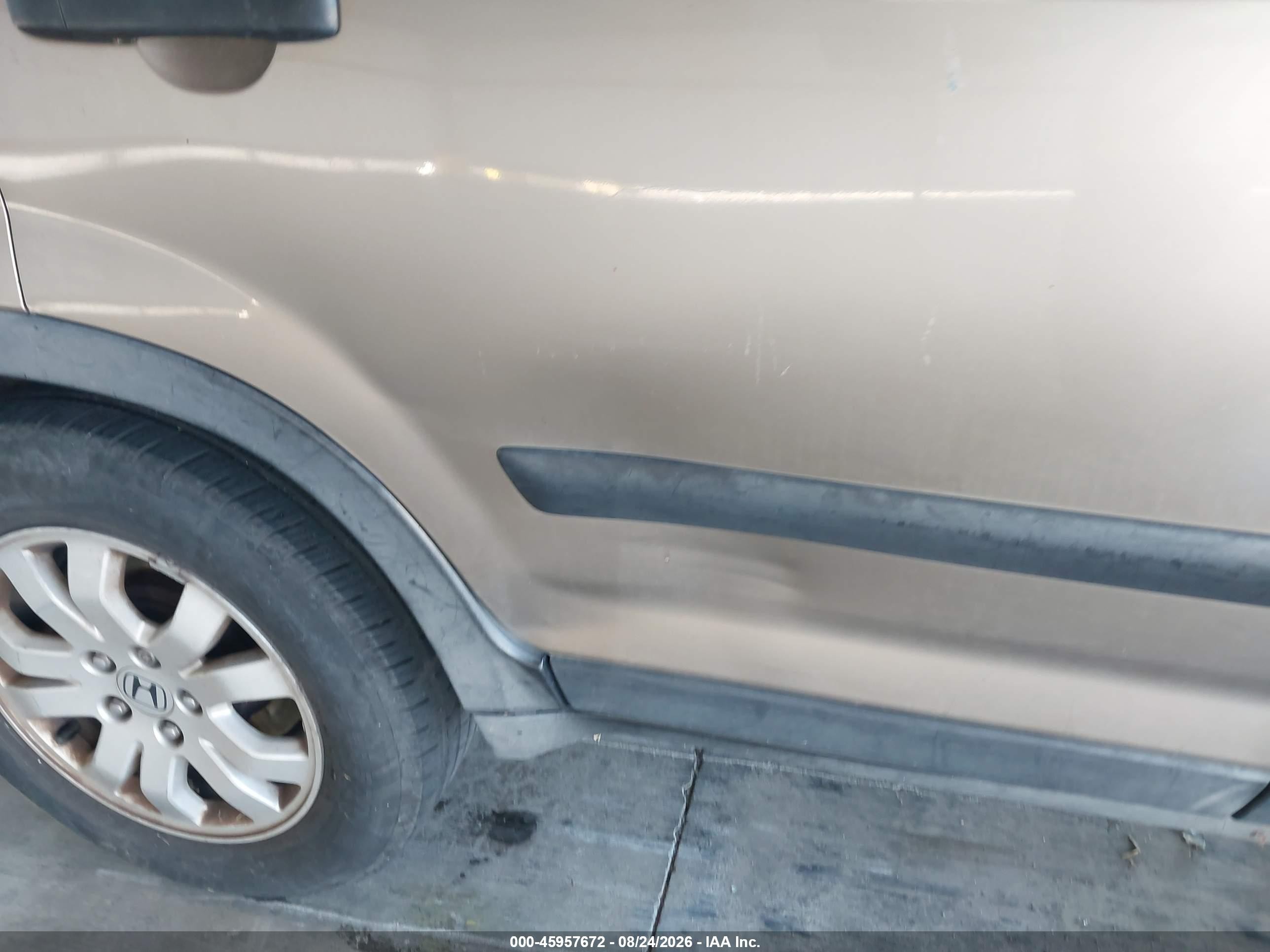 2006 Honda Cr-v Ex Золотой vin: JHLRD78876C042870