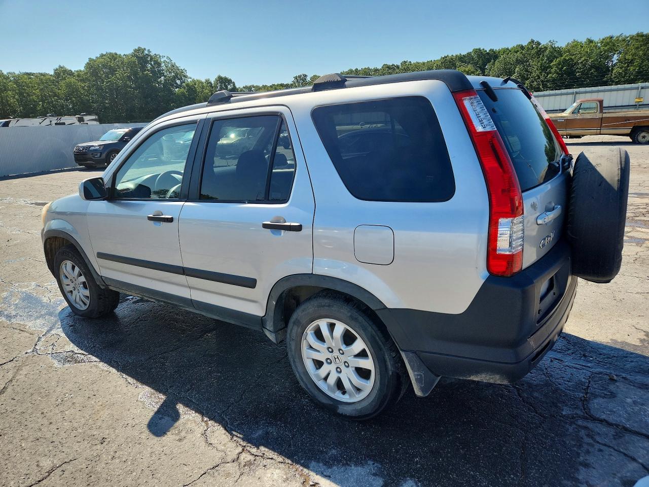2006 Honda Cr-v Ex Silver vin: JHLRD78876C059068