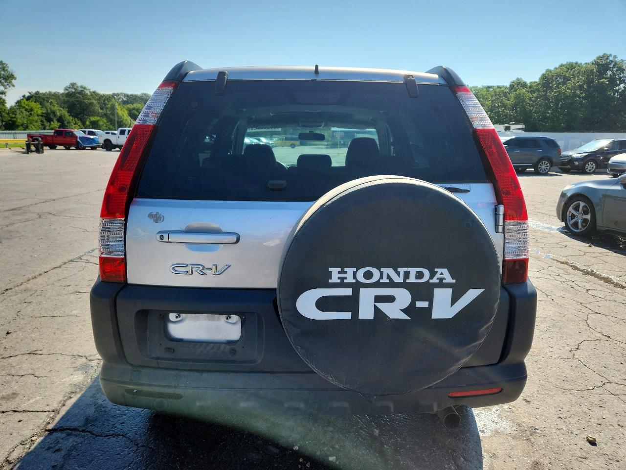 2006 Honda Cr-v Ex Silver vin: JHLRD78876C059068
